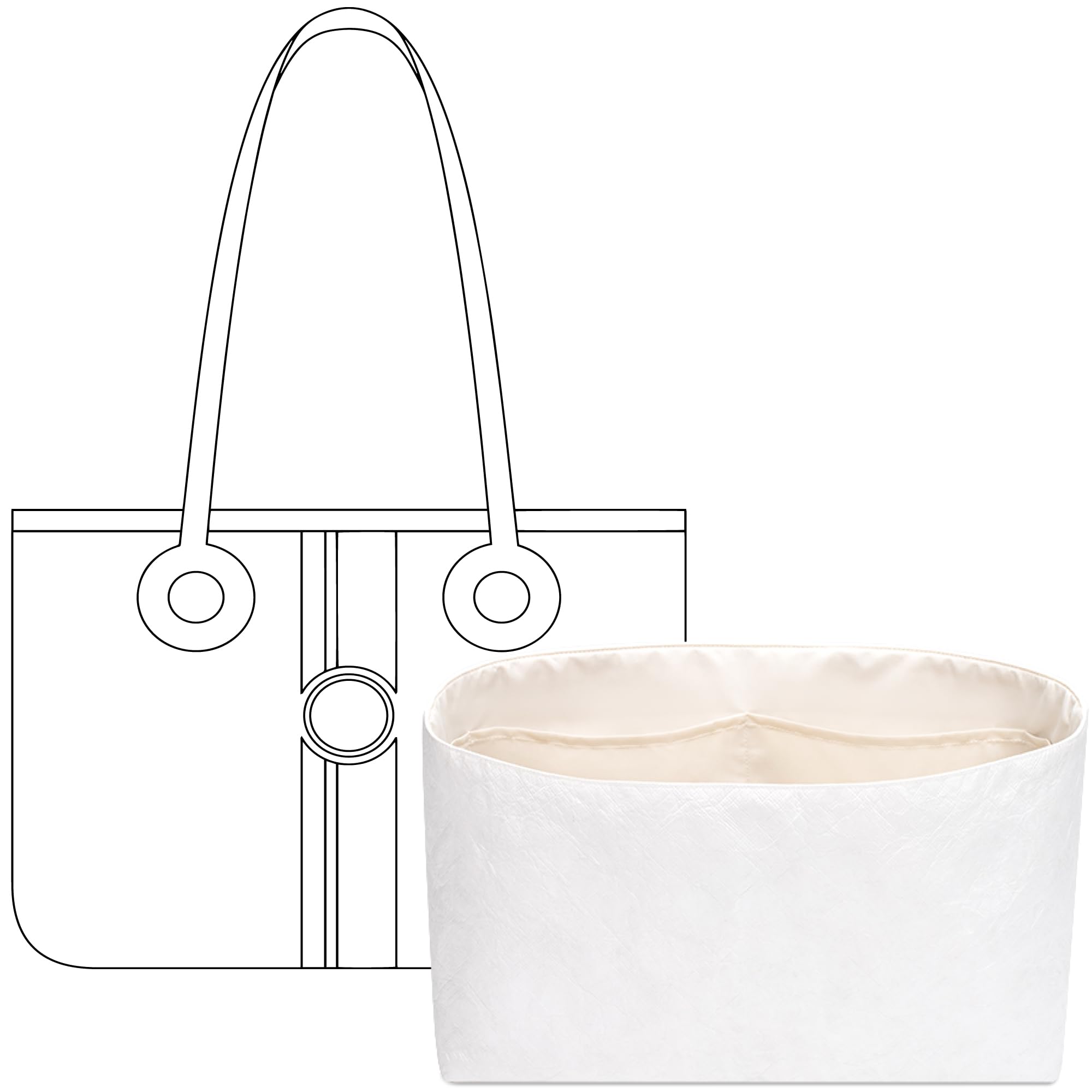 Amazon.com: FANJI Project Purse Organizer Insert Compatible with