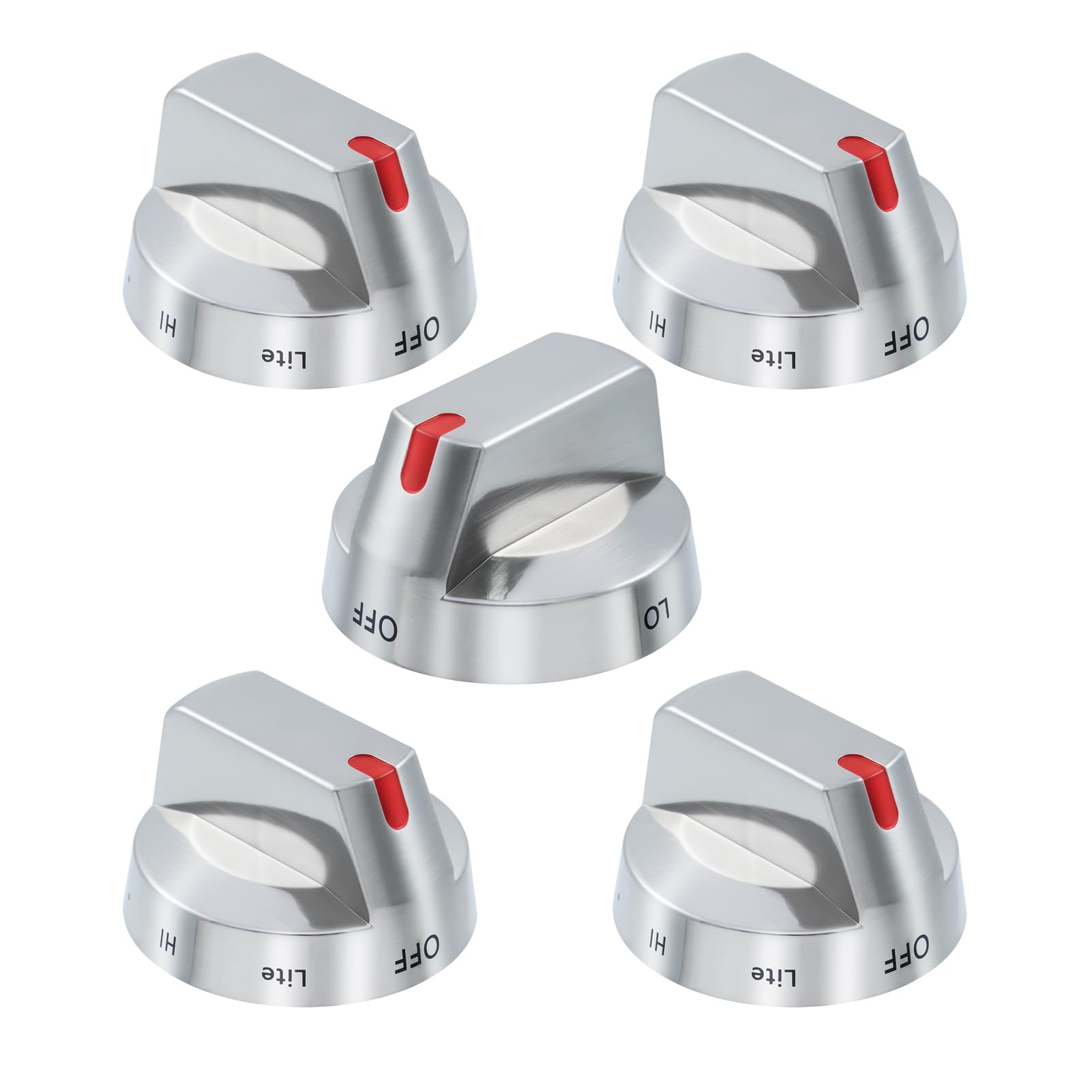 Photo 1 of atgestore DG64-00473A Samsung Stove Knobs (5 Pcs, Silver)