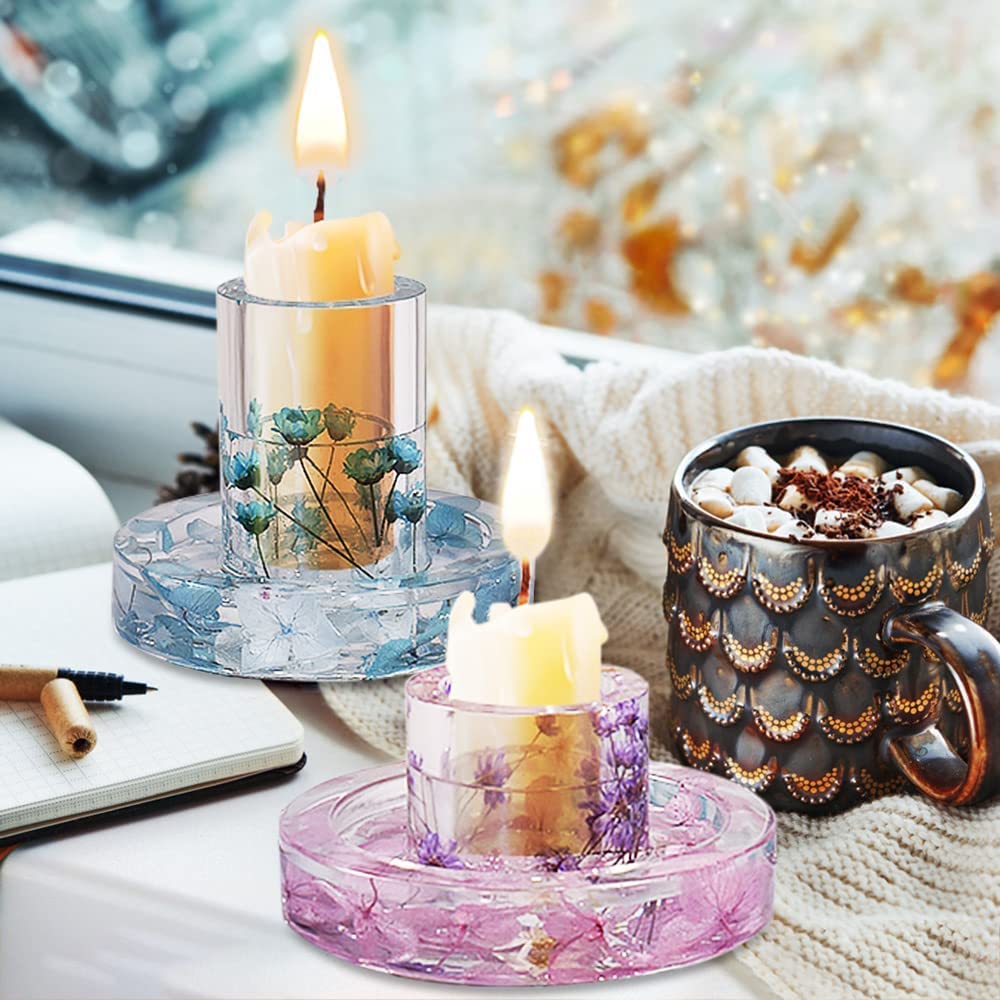 Stampi In Silicone Per Candele - Set Da 8 Forme Rotonde, Per Gesso E Cemento, Riutilizzabili