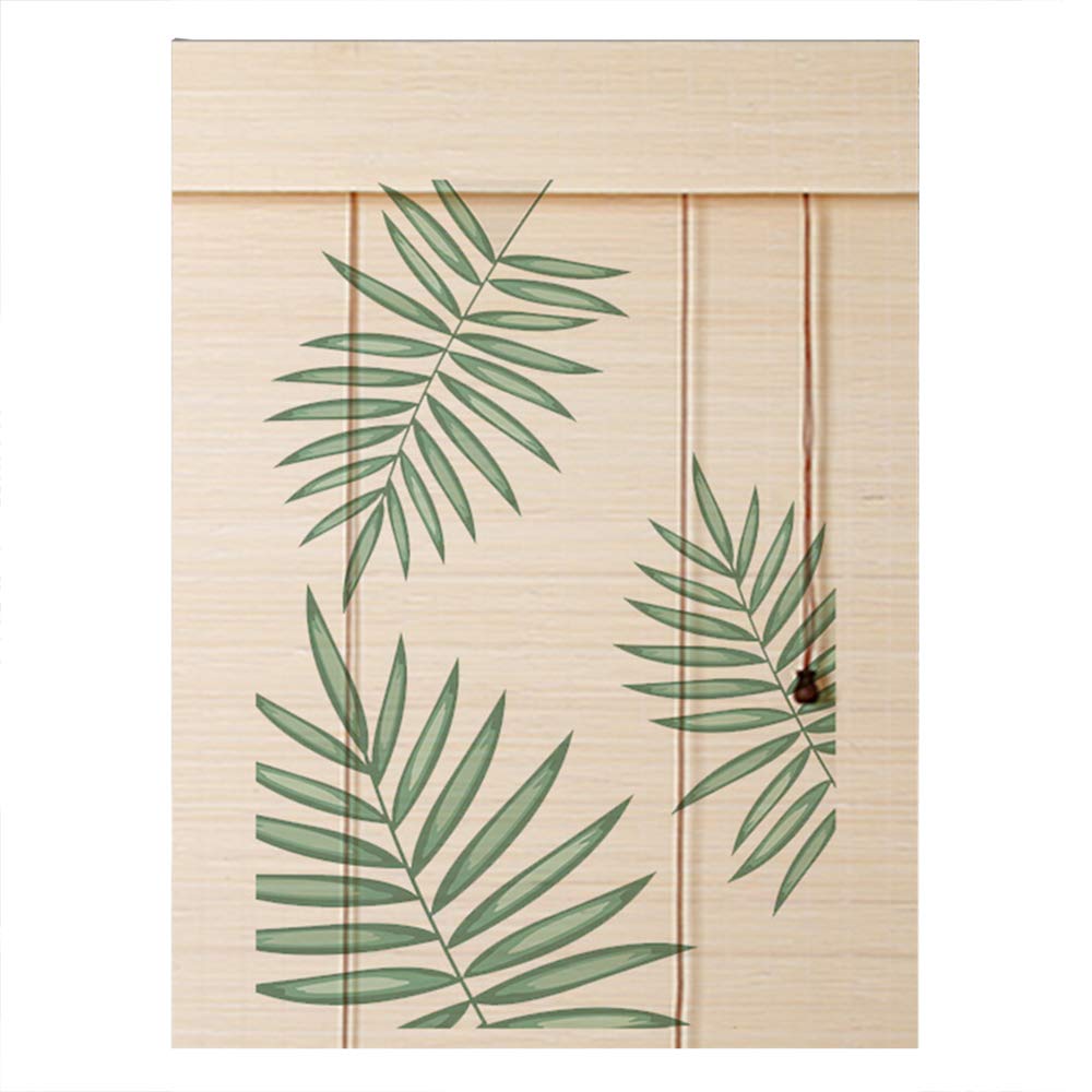 Roller Shades And Blind Honeycomb Shades Shading Sun Protection Printing Partition Curtain, Changting Bedroom 4 Styles, Customizable,C,W100*H180cm