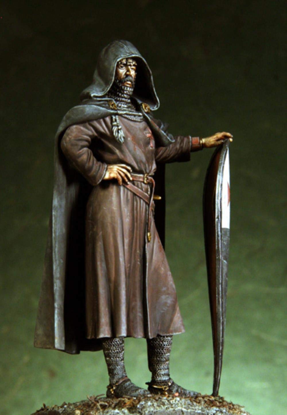 Soldat résine 1/24 figurine officier miniature à peindre pour corriger le manque de réalisme de vos décors