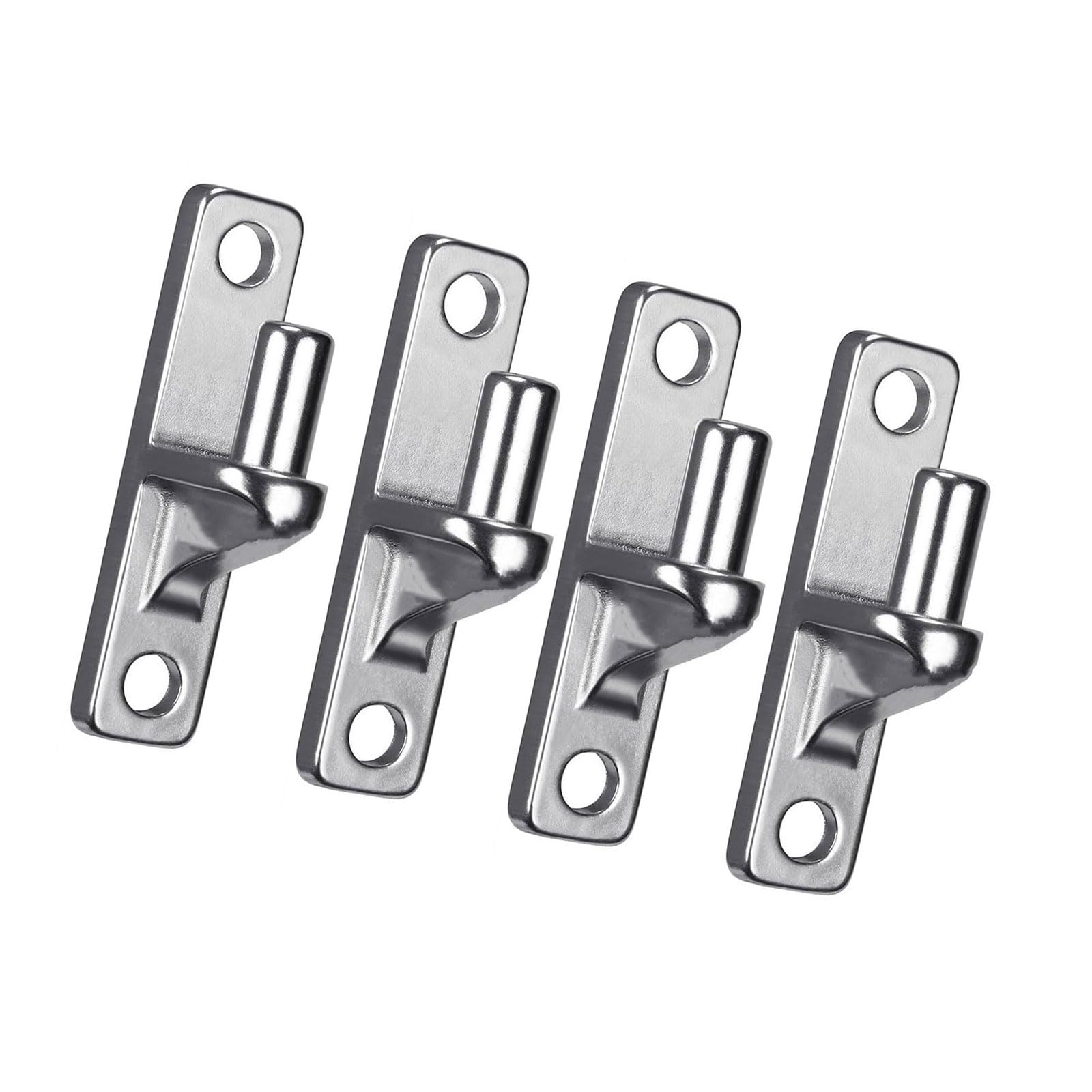 1/2/4 Pack Outdoor Chain Link Fence Gate Hinges Portable Sturdy Wall Mount Designs of Stainless Steel with Pin Fence