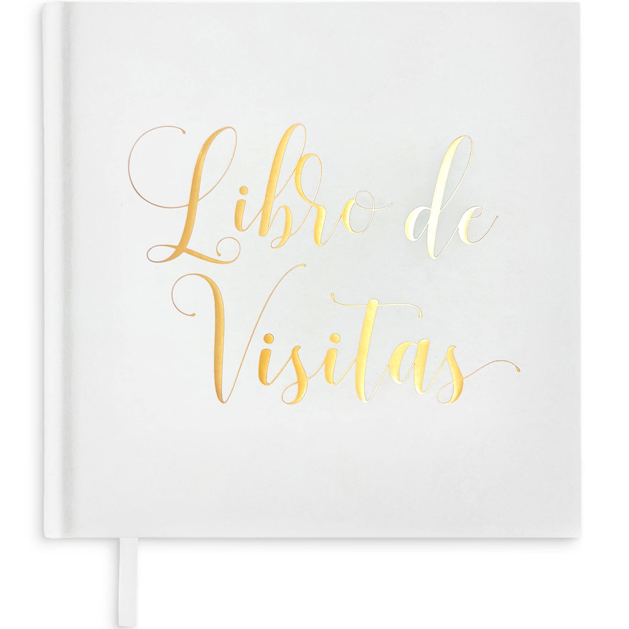 Plantvibes Libro de Visitas Spanish Version para Bodas, Bautizos o Fiestas de Cumpleaños, 72 Páginas, Tapa Dura, Libro de Visitas Vintage Ideal como Libro de Visitas