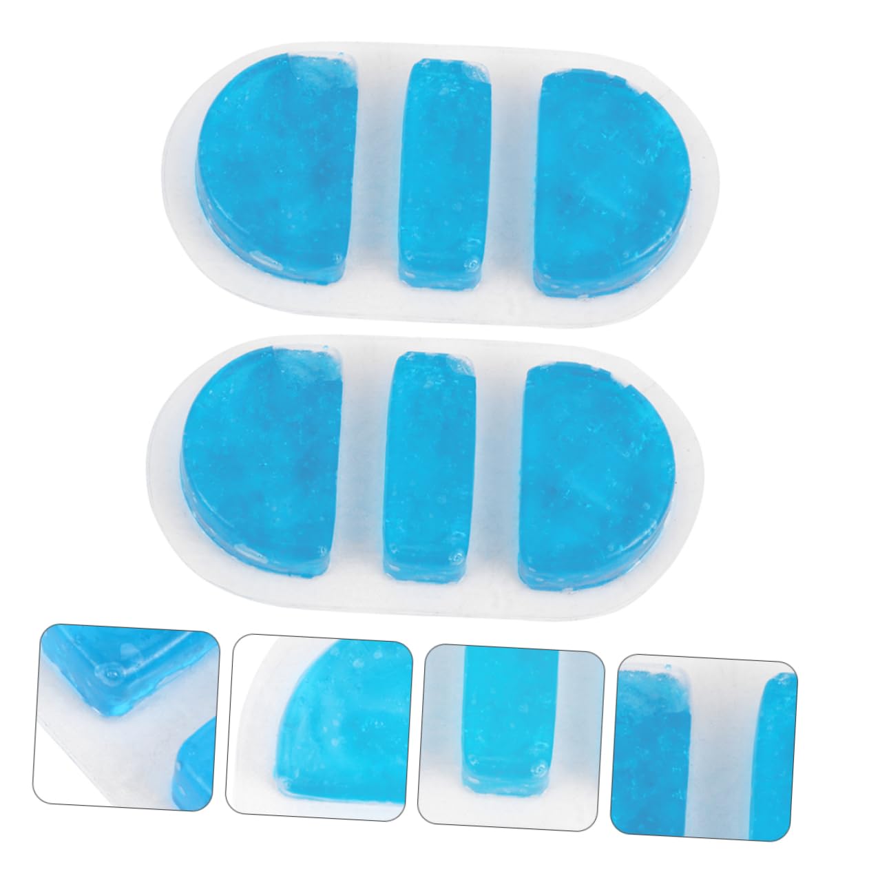 FOMIYES Borsa Per Il Ghiaccio In Gel Per Ponte Nasale Da 4 Pezzi Sacchetti Per Ghiaccio In Tpu