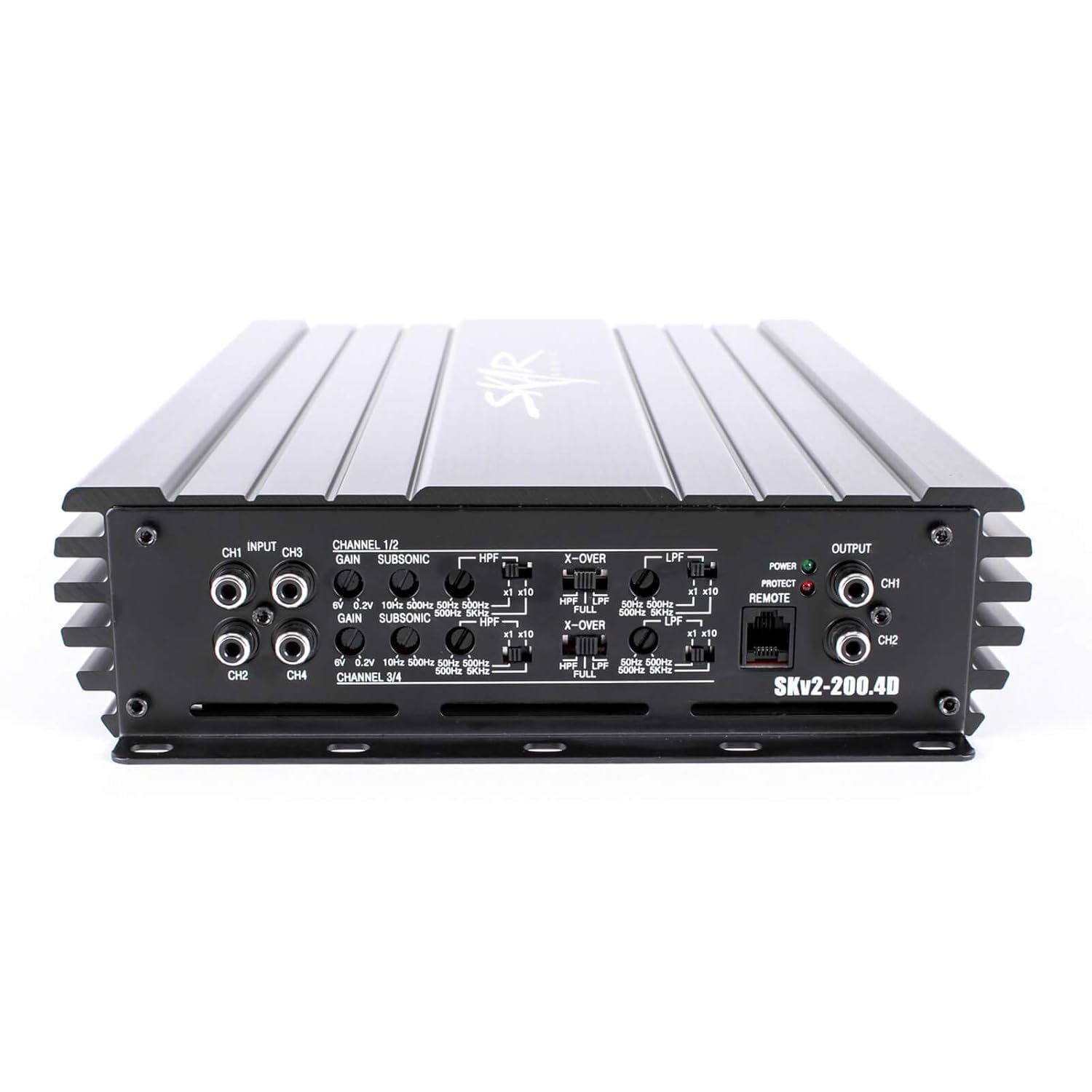 Skar Audio SKv2-3500.1D Monoblock Class D MOSFET Competition Grade Subwoofer Amplifier, 4700W Max Power : Electronics