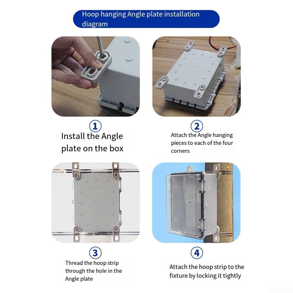 Scatola elettrica resistente alle intemperie(Transparent Cover)