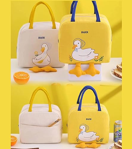 Miniatura 7 de UNMODA Lonchera Kawaii para niñas, lonchera aislada, lindas bolsas de almuerzo para mujeres, lonchera aislada para niños