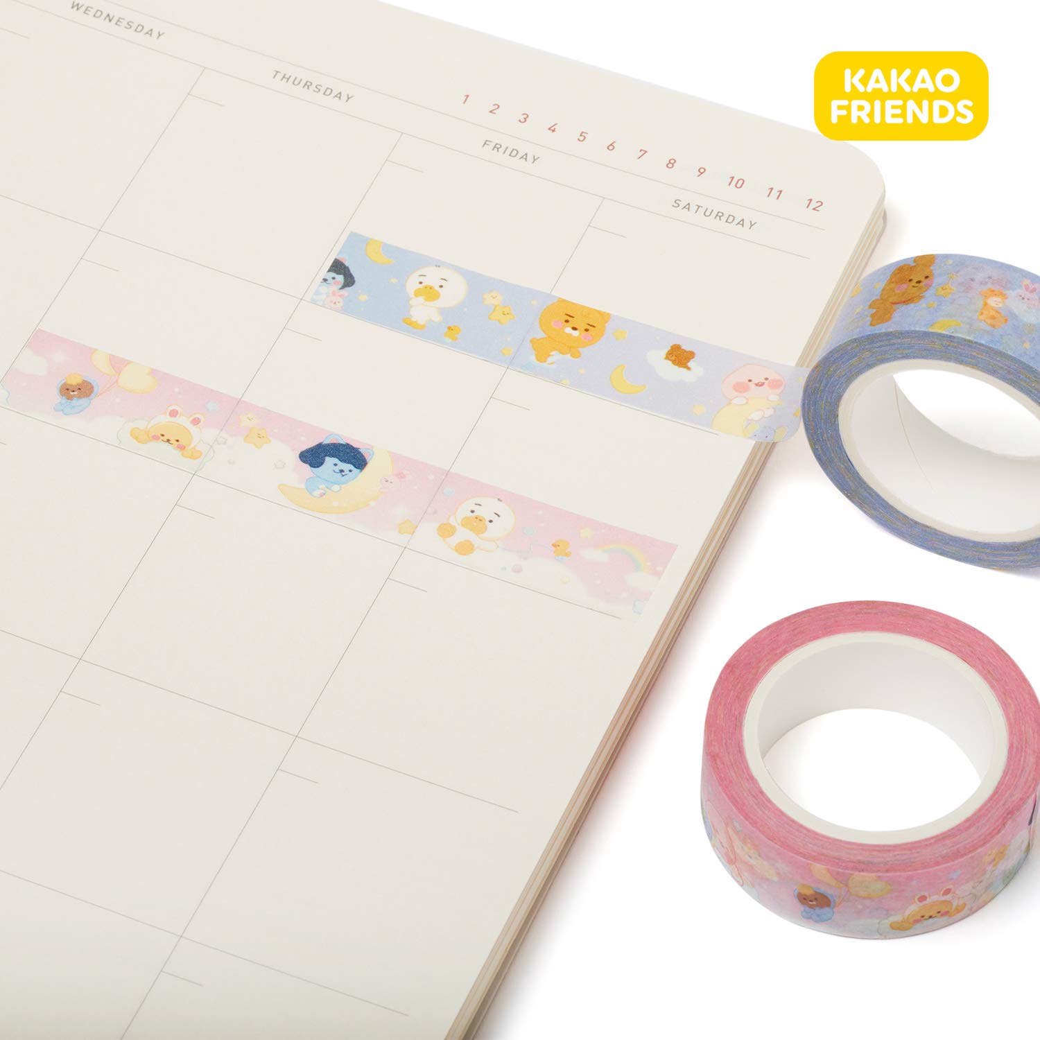 テープ・マスキングテープ kakao Amazon.co.jp: KAKAO FRIENDS 公式 赤ちゃん夢のマスキング和