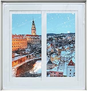 Window Insulation Kit Tarpaulin Insulation Window Film,Duty Window Insulation Film,Insulation Window Film,Winter Cold Protection Windproof Soundproof,Custom (Color : Clear,Size : 50x100cm)