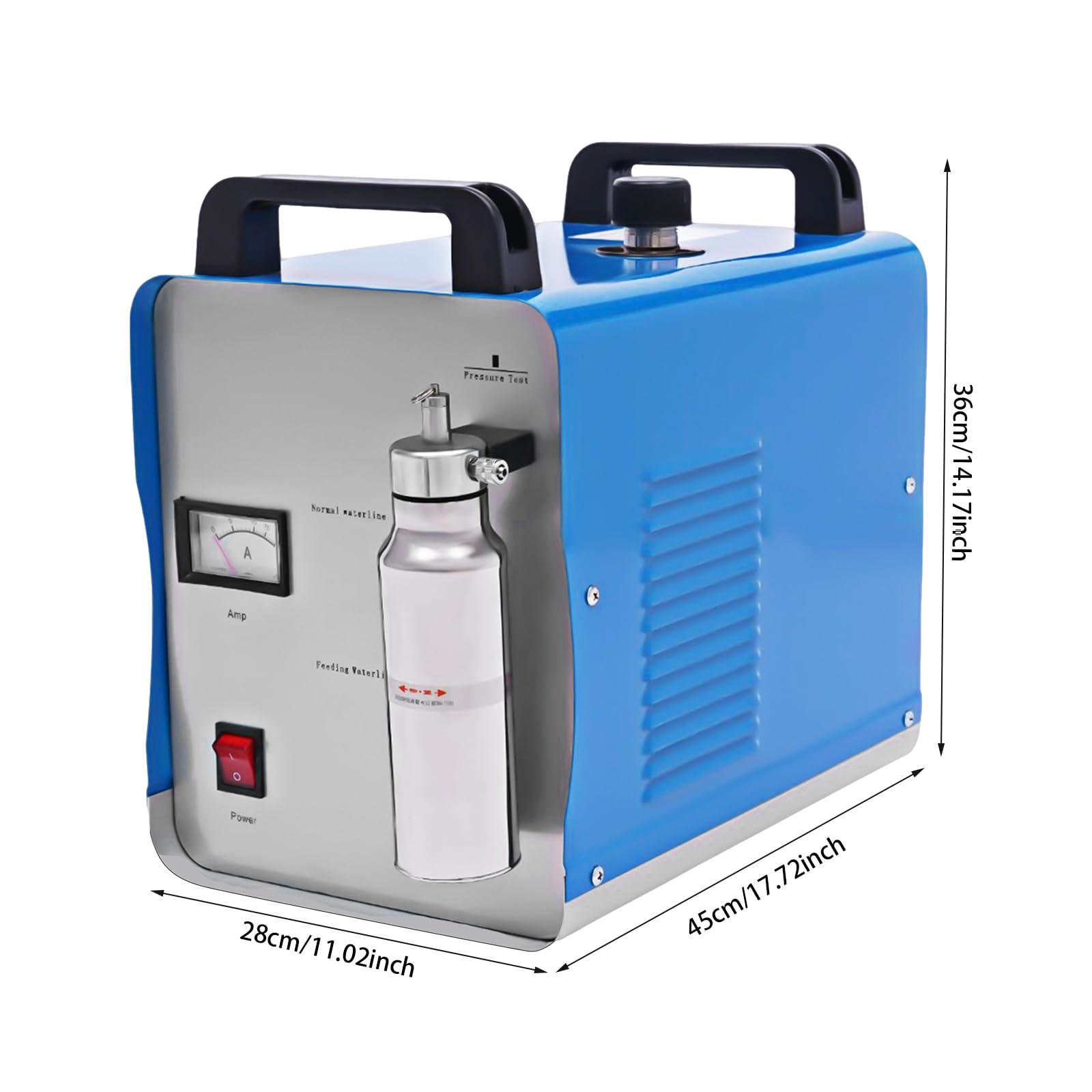 Acrylpoliermaschine, Flammpoliermaschine, Sauerstoff-Wasserstoff-Schweißgerät, 75 l/h Acryl-Flammpoliermaschine, Rechteckflammengenerator