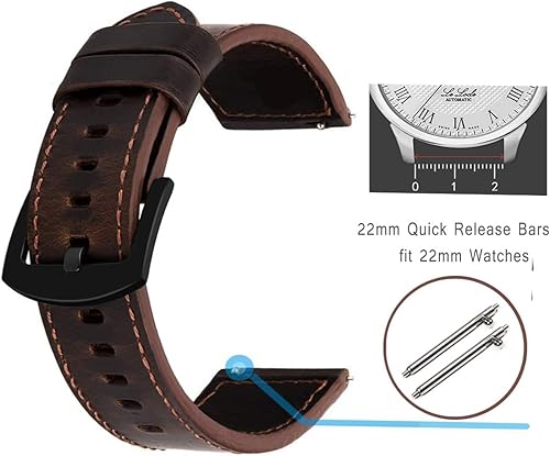 Miniatura 6 de Correa de reloj compatible con Samsung Galaxy Watch 3 de 1.772 pulgadas, reloj de 1.811 pulgadas, Gear S3 Frontierbandas de repuesto clásicas,