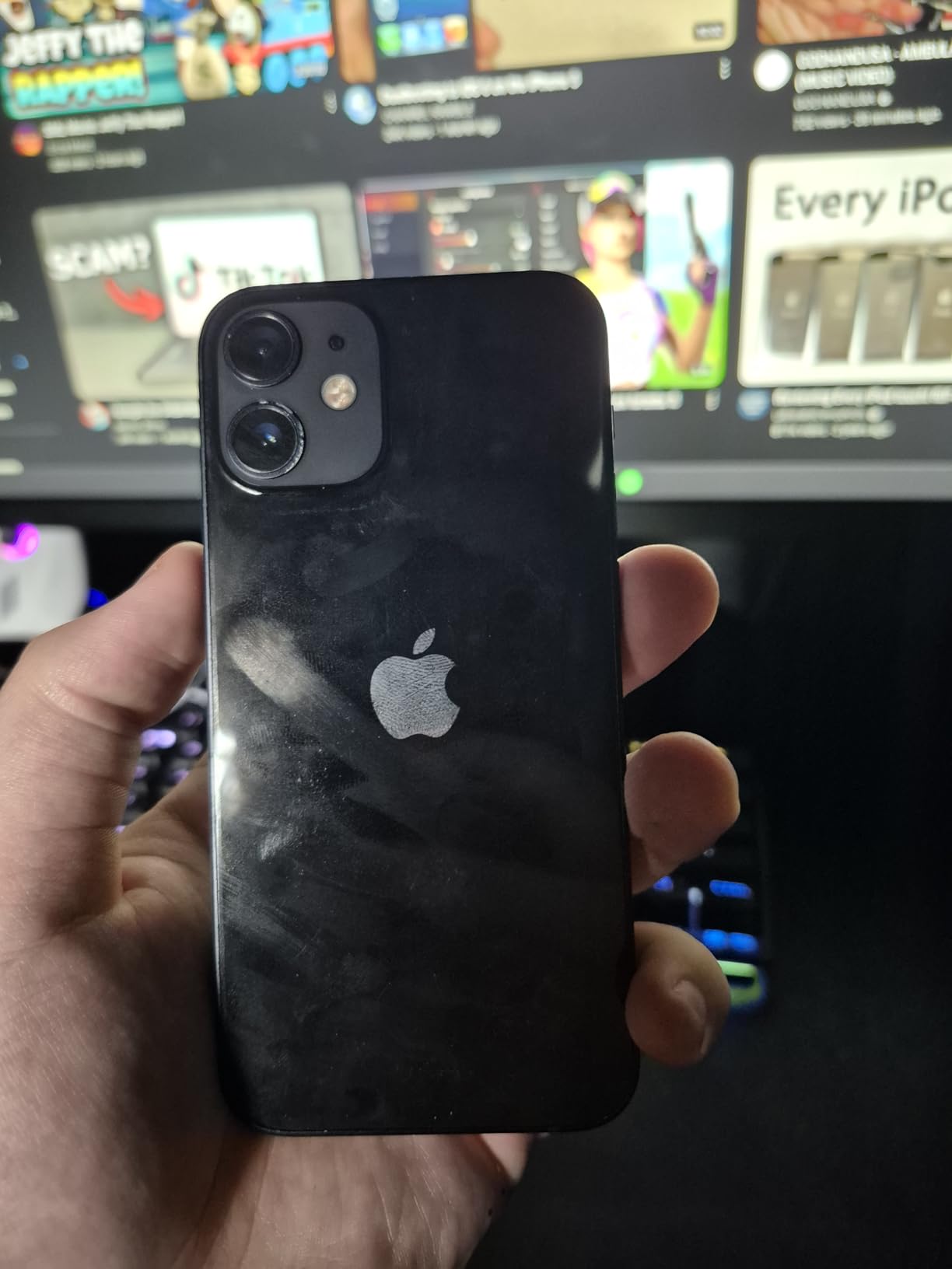 Apple iPhone 12 Mini 5G, US Version, 128GB, Blue - Unlocked (Renewed)