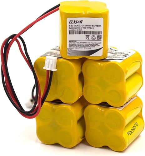 Miniatura 5 de YUTSUJO Paquete de 5 baterías de repuesto de Ni-CD de 4.8 V para MK Power MH29673, CUSTOM-196, Dantona BL93NC484, BST D-23AA400MAH, OSA162 ANIC1361