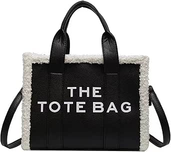 Bolso Tejido De Cuero Vegano Para Mujer – Gran Capacidad, Con Bolso De Mano Incluido, Color Sólido