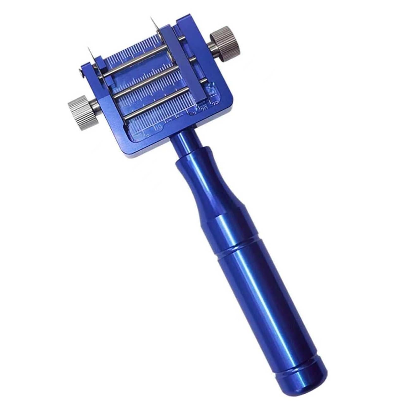 Couteau à film étirable en plastique, coupe-ruban réglable avec lame en alliage d'acier, erreur ± 0,05 mm, largeur 5-32 mm, idéal pour rubans adhésifs et sacs d'emballage