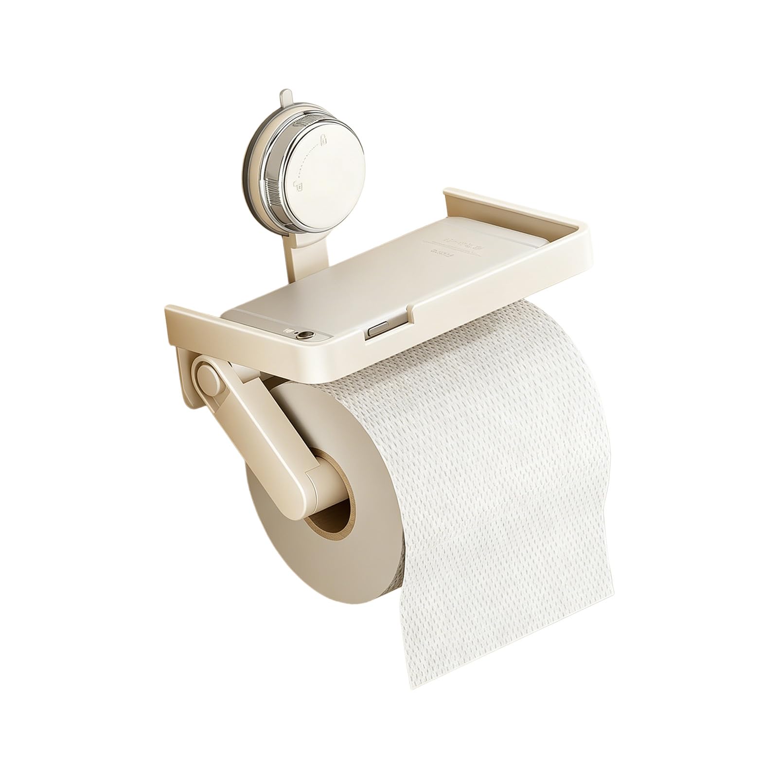 Wall Mounted Paper Towel Rack Holder with Suction Cups Toilet Roll Papers Storage Rack for Wet Environments Roll Towel