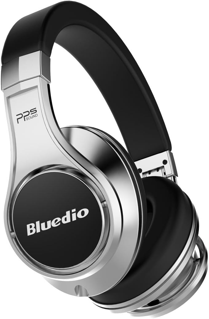 Bluedio U (UFO) Cuffie Bluetooth Auricolari Bluetooth Cuffie Wireless\u0026Wired  Over-Ear con Microfono (Nero-Argento) : Amazon.it: Strumenti Musicali