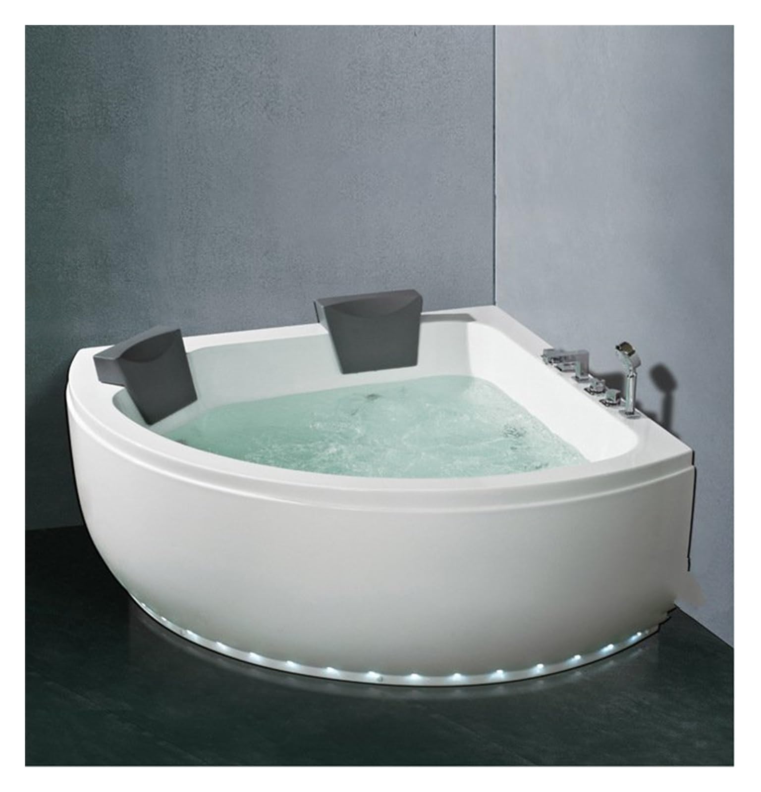 Poggiatesta Vasca Cuscino Per Vasca Da Bagno Con Ventosa Impermeabile E Poggiatesta Massaggiante