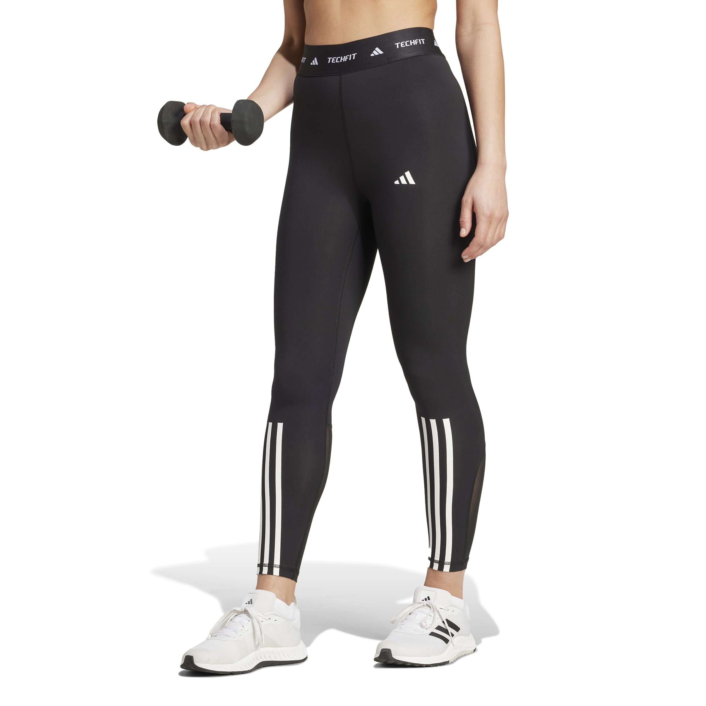adidas Techfit 3 Stripes 7/8 Leggings - Rajstopy Kobiety