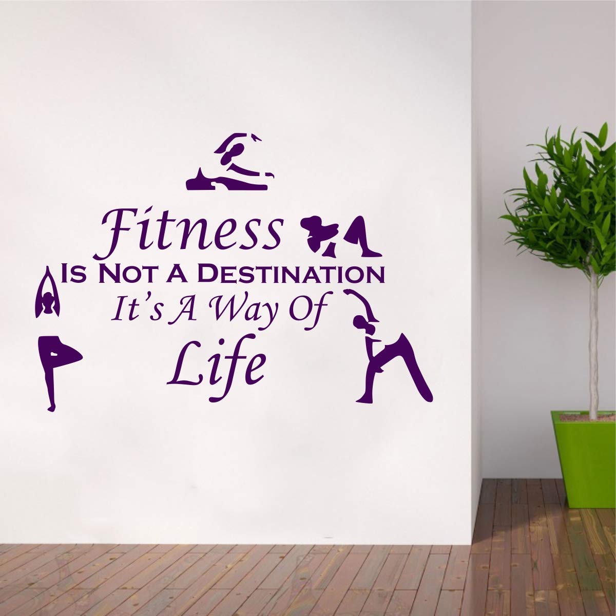 Decal O Decal Fitness is Not A Destination Its Way of Life Wall Stickers (PVC Vinyl,Multicolour) (B085S1GQ9Q) Amazon Price History, Amazon Price Tracker