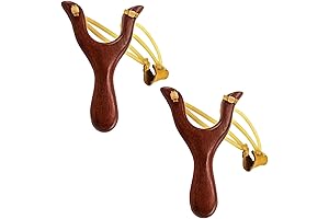 KISEER Kids Wooden Slingshot for Outdoor Games