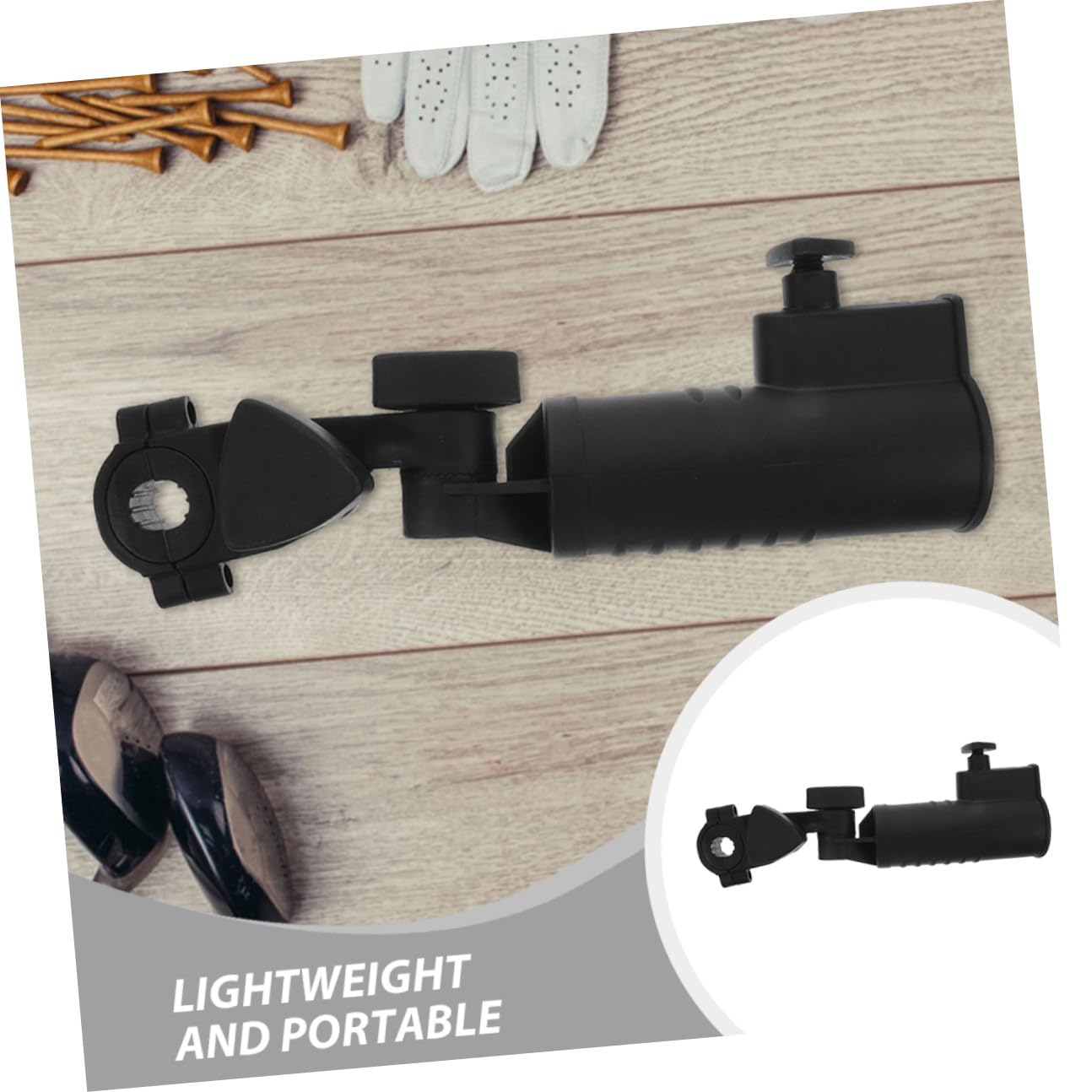 VANZACK 2 Piezas Soporte Paraguas para Carrito de Golf Diseño Ajustable Soporte Estable para Carritos de Golf Scooters de Movilidad y Actividades al Aire