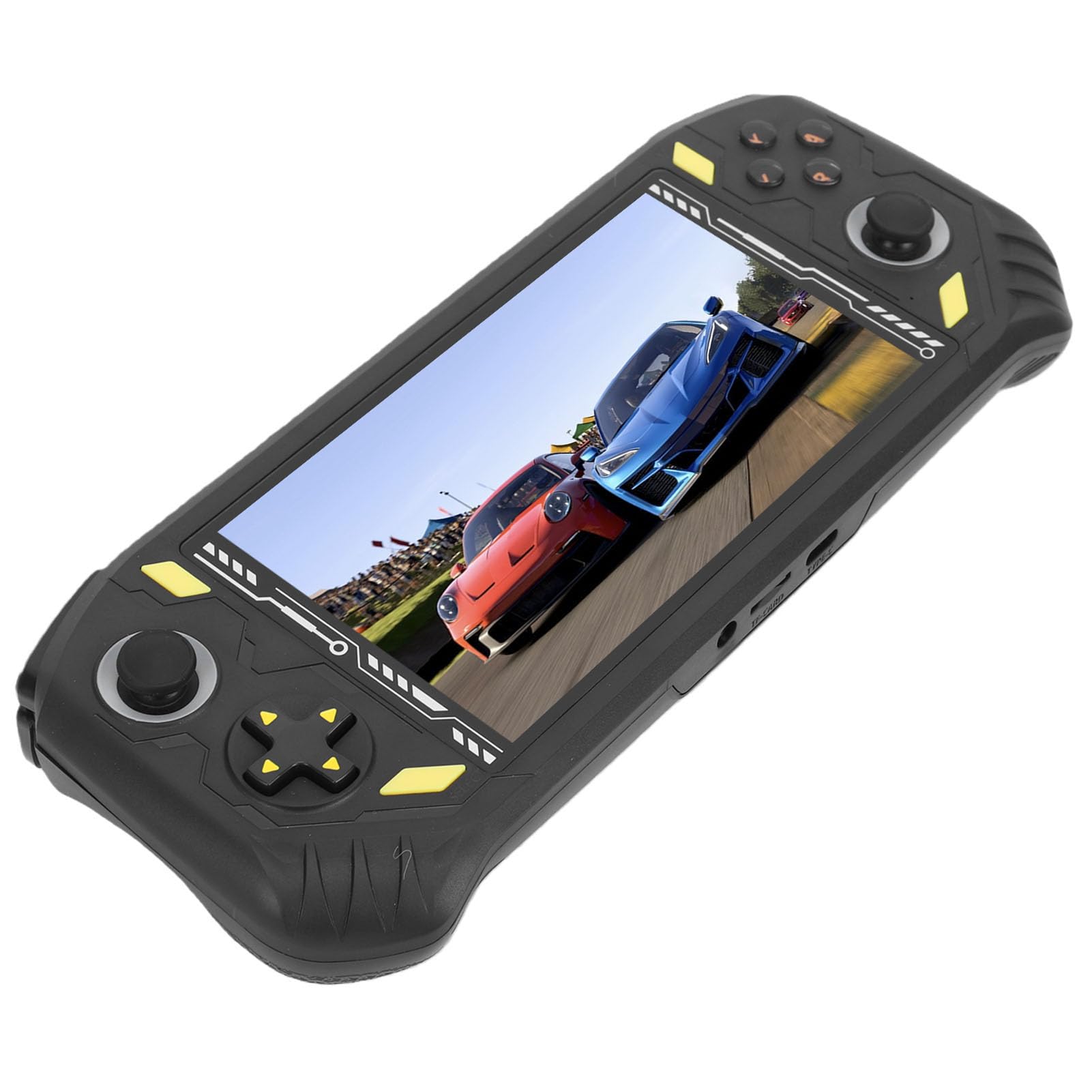 Generic Console di Gioco Portatile Chip Quad Core Ultra Potente per gli Appassionati di Giochi Lettore di Gioco Portatile per Divertirsi in Qualsiasi Momento con Schermo da 5,5" (BLACK)