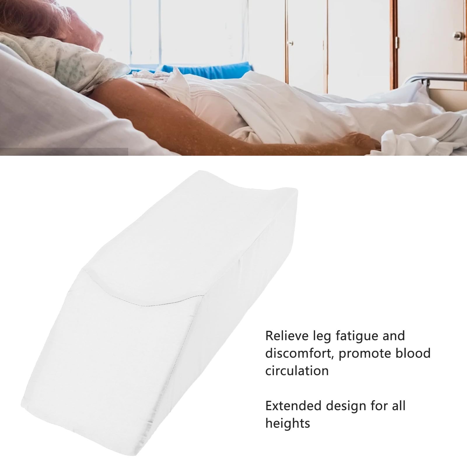 RIZGHWOY Cojín de Cuña de Posicionamiento, Cojín para Piernas, Extensión de Elevación, Cojín Postural, Cojín Espacial para Miembros Inferiores, Cojín de Cuña para Piernas para Dolor de