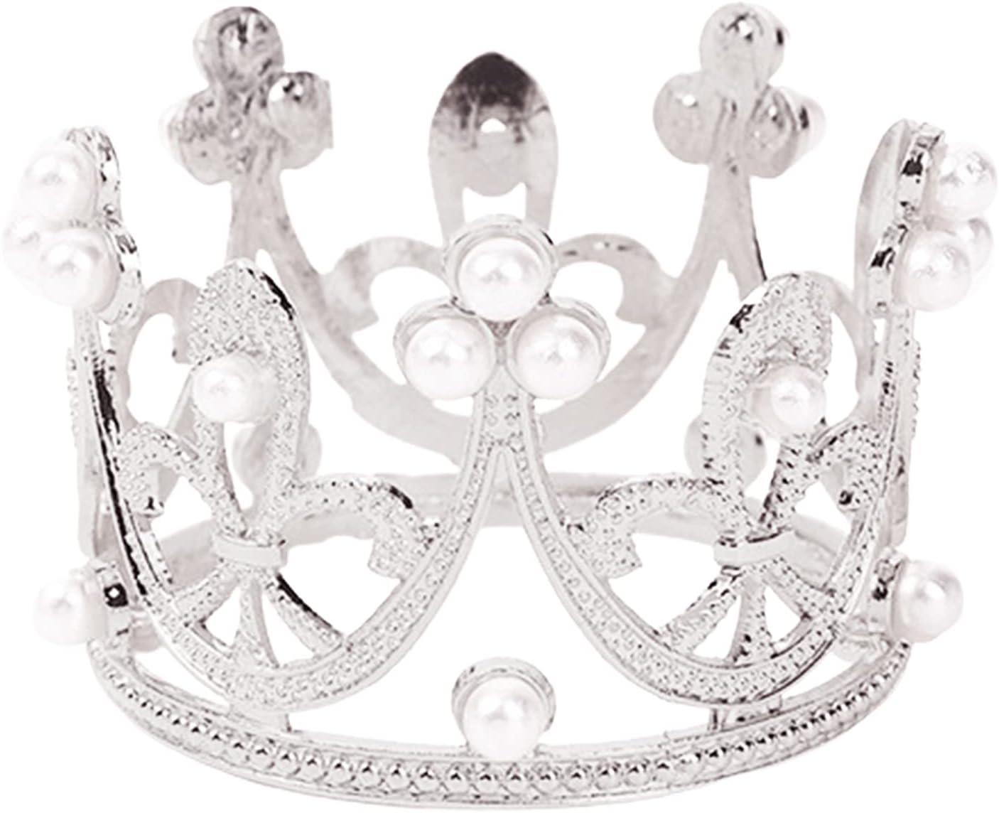 Cake Decorations Baby Shower Birthday Cake Inserts Scentless Elegant Silver