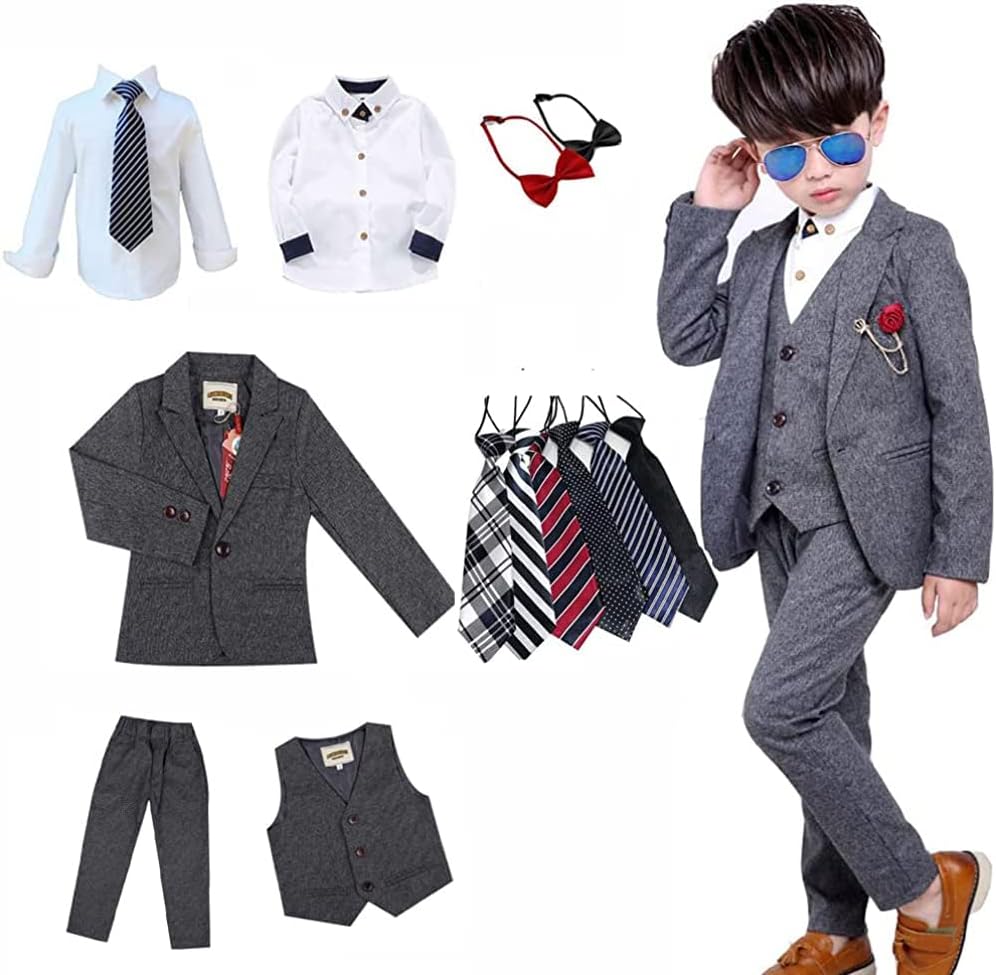 Amazon | 男の子フォーマルスーツ キッズ フォーマル 子供服 7点