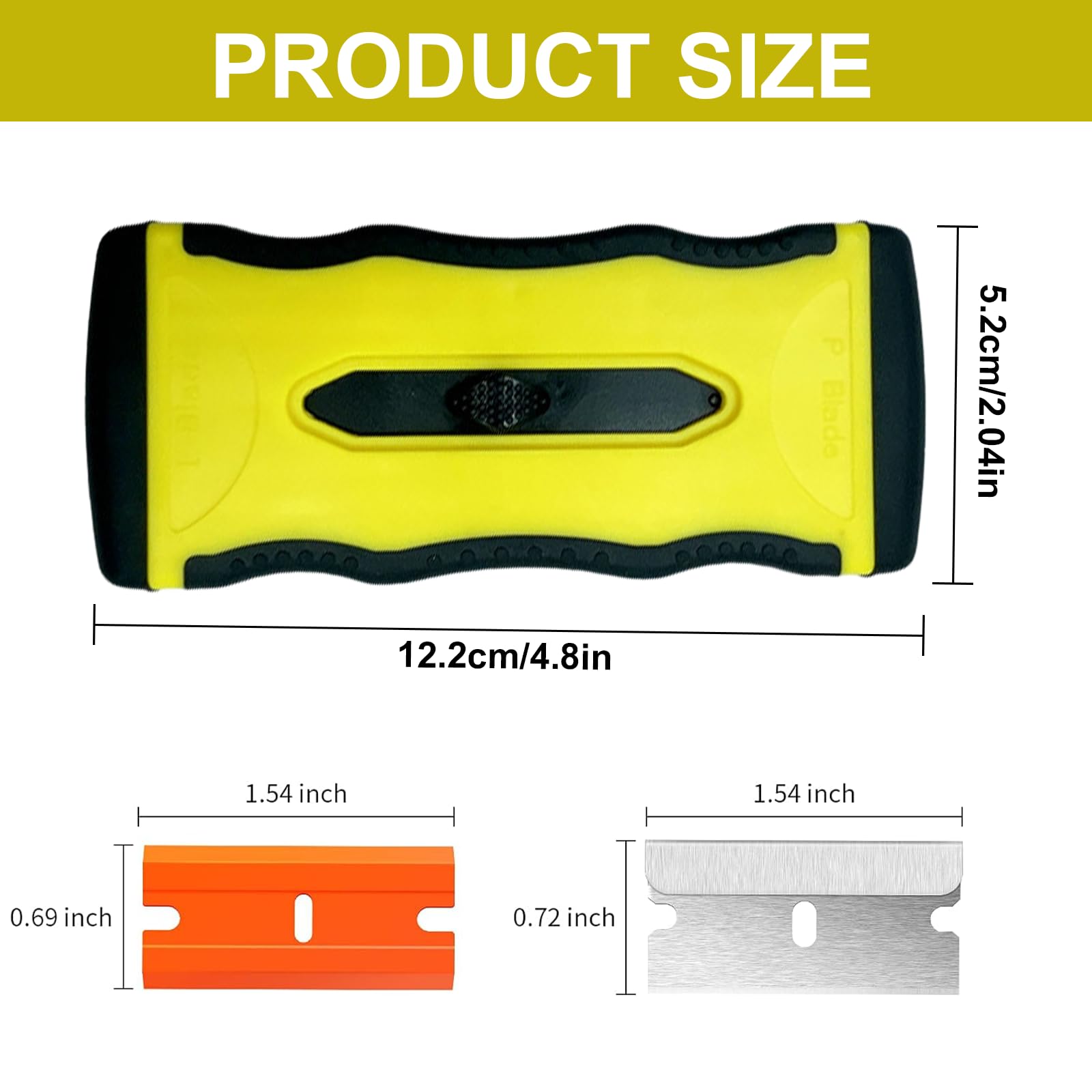 Grattoir Racloir À Vitre Avec 30 Lames De Rechange Grattoir Plaque