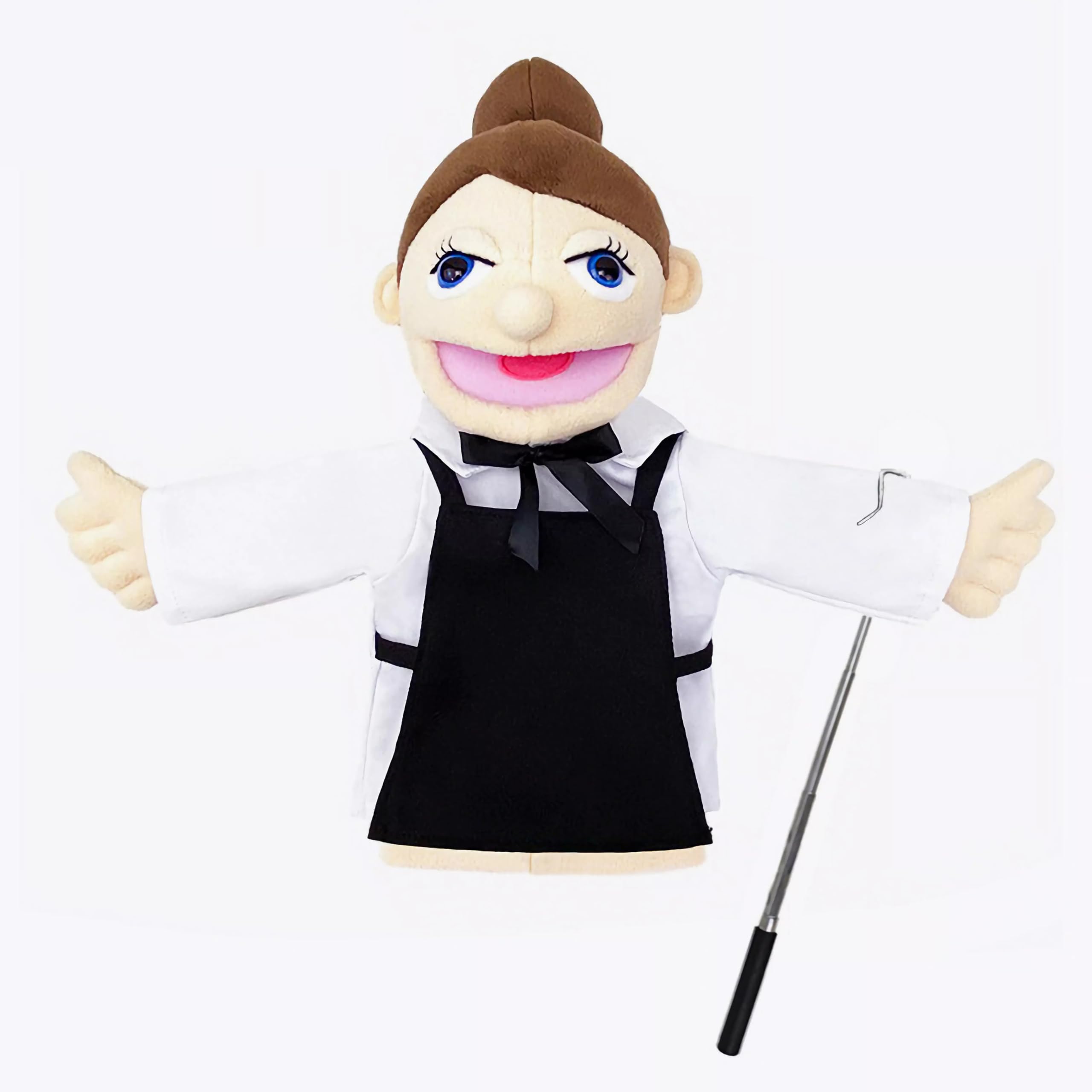 LOMTRATS Theater Hand Puppets for kids,Includes Teacher, policeman, farmer, pirate, detective