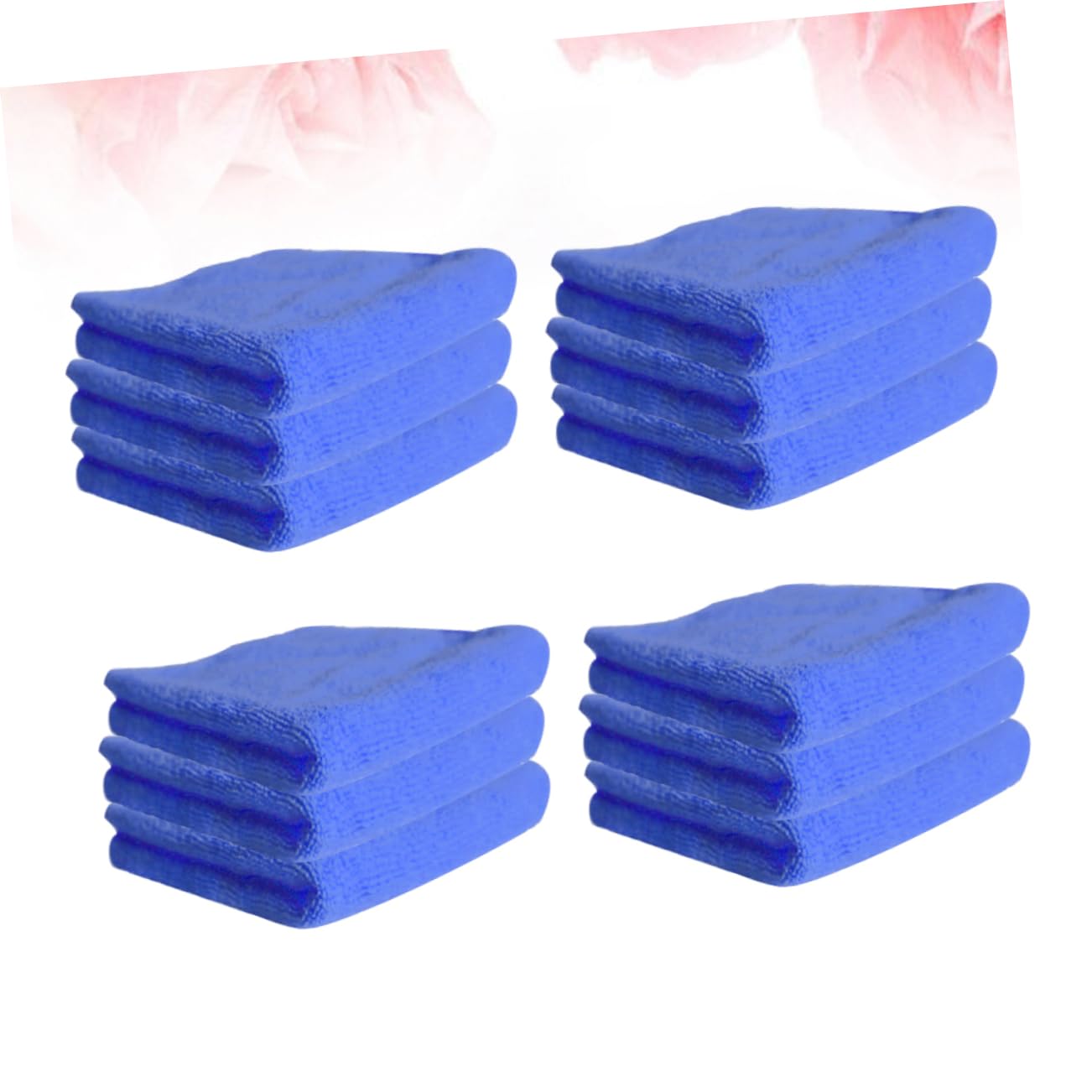 MAGICLULU -Pack Mikrofaser Geschirrtücher Stark Saugend und Ölabweisend Waschbar für Küche und Fenster 12 Stück Blau