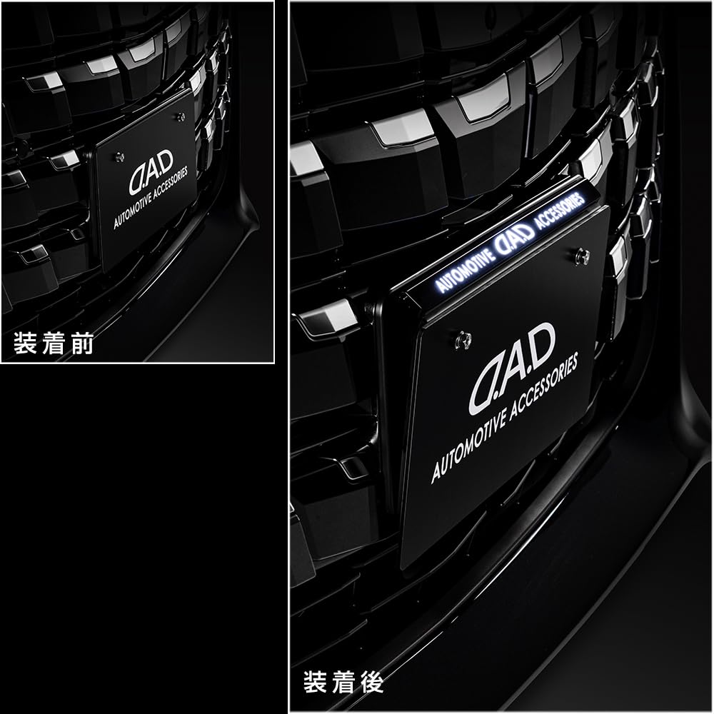 DADギャルソン LEDスタイリッシュ ナンバープレートステー(ホワイト) Amazon.co.jp: D.A.D LED スタイリッシュ ナンバープレートステー