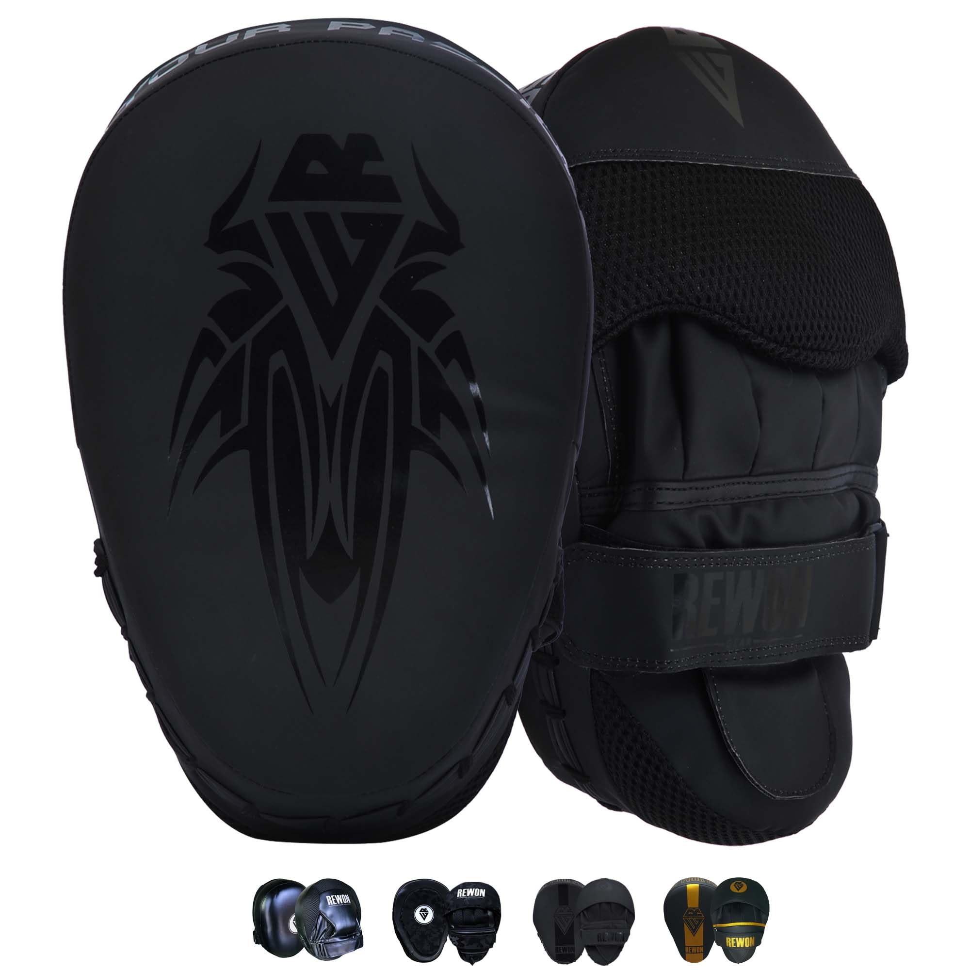 Colpitori Boxe Muay Thai Kick boxing Arti Marziali Pad Focus Pads per Adulti Pelle GripScudo a Colpi Target Mitt per Karate Taekwondo Kickboxing MMA Sparring
