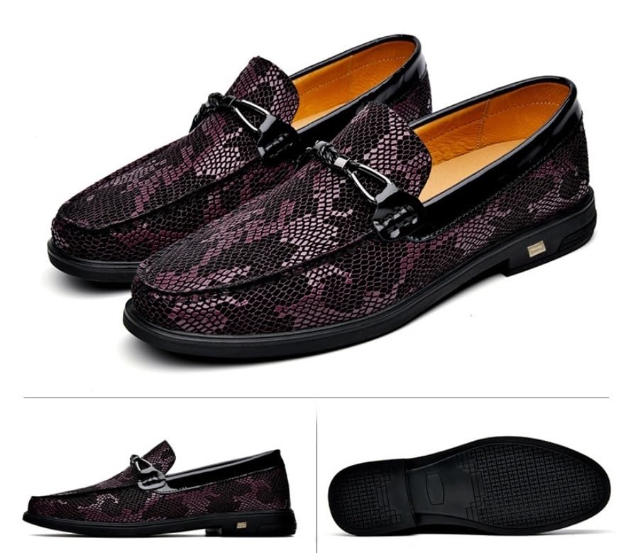 Men's Fashion Penny Loafers Dress Casual Business Shoes Slip On Shoes for Dating Work Prom2