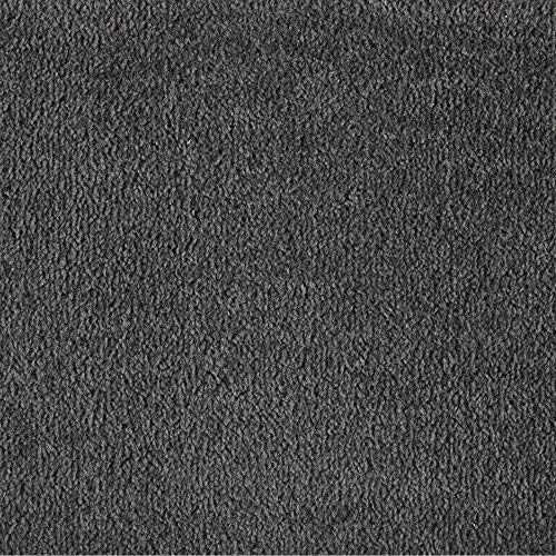 Flooring Direct Star Twist Hard Wearing Felt Backed Carpet (4m x 1m, Castle Rock Dark Grey)