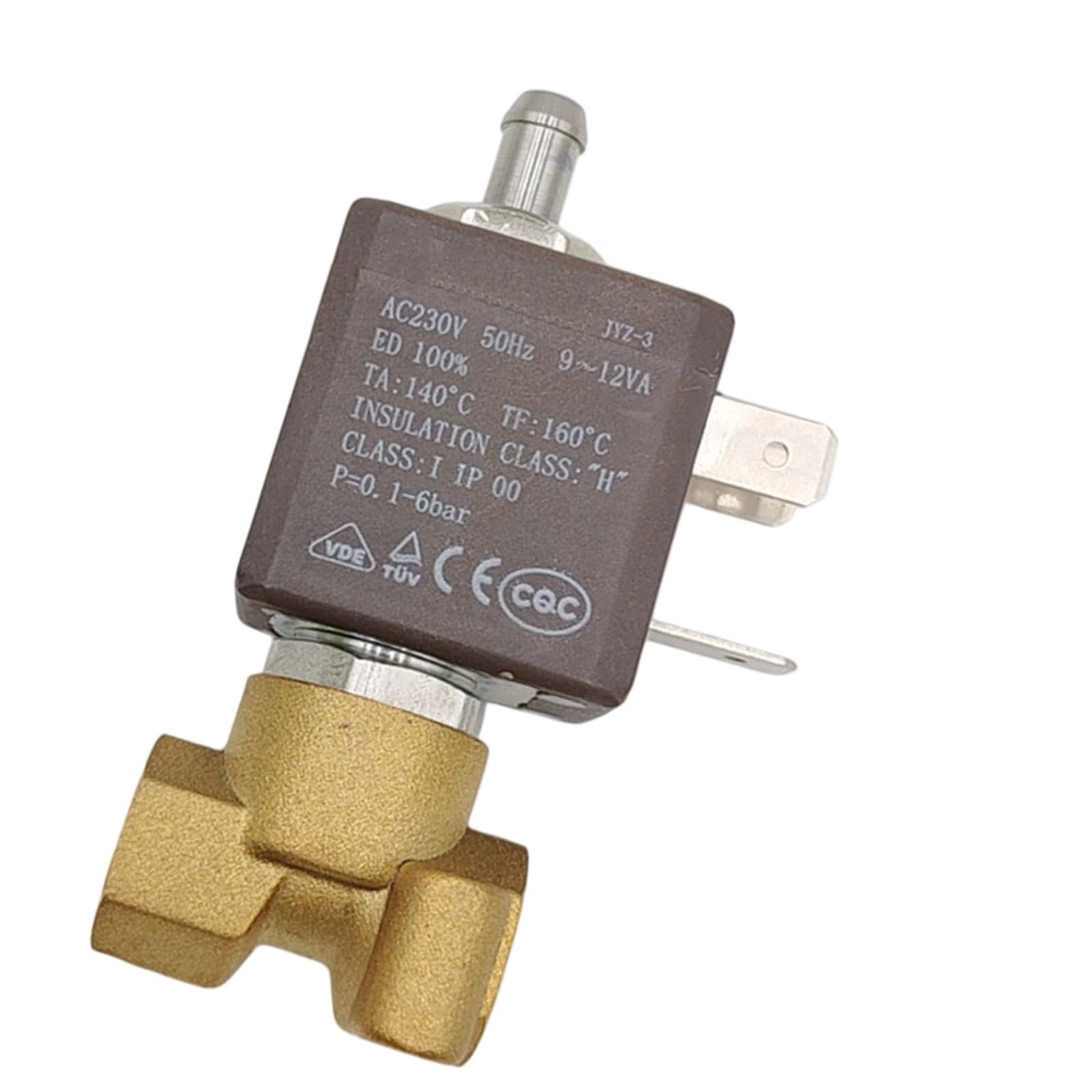 Nvoqilin 3Way 6Bar Professional Solenoid Water Valves Ensures Stable Operate Electromagnetic Control Coffee Maker Parts Copper Electric Solenoid