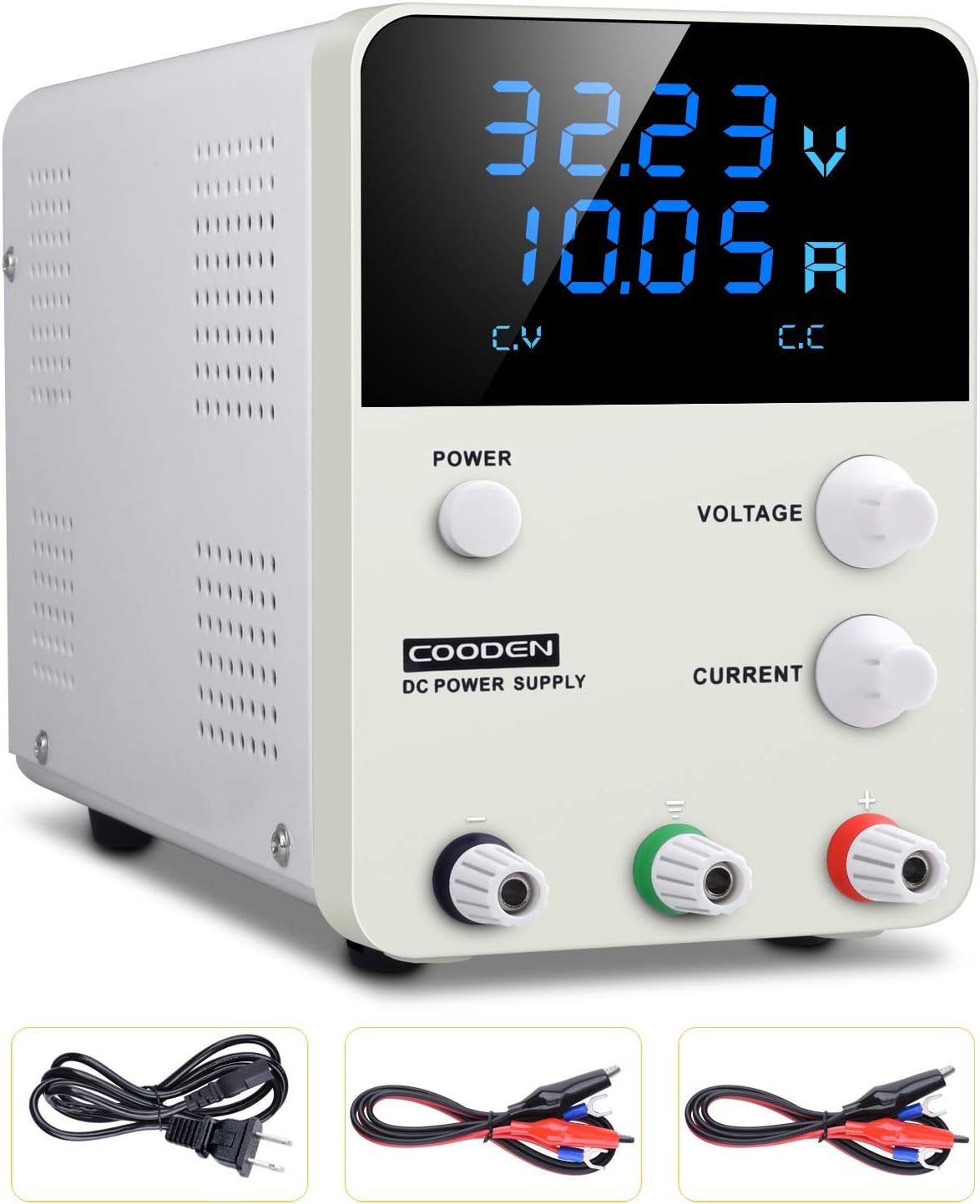 DC Power Supply Variable Switch, COODEN 0-30V 0-10A Power Supply