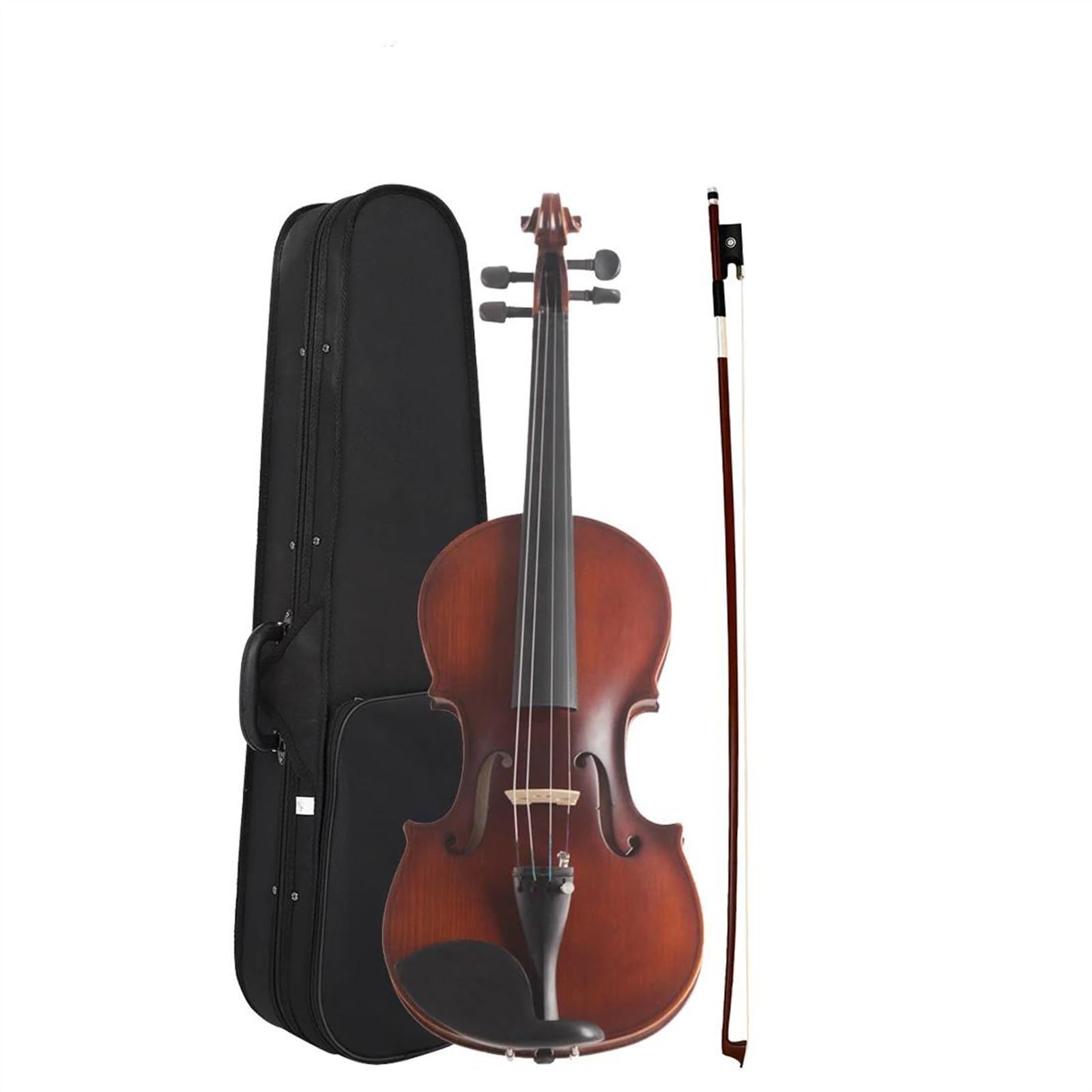 Erwachsenen geige Anfänger 4/4 Violine Massivholzplatte Professionelles Streichinstrument(Violin Set)
