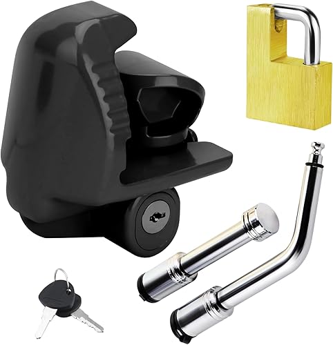 ROMON Kit de bloqueo de enganche de remolque con llaves, para acopladores y enganche de 1-78 pulgadas, 2 pulgadas y 2-516 pulgadas, accesorios