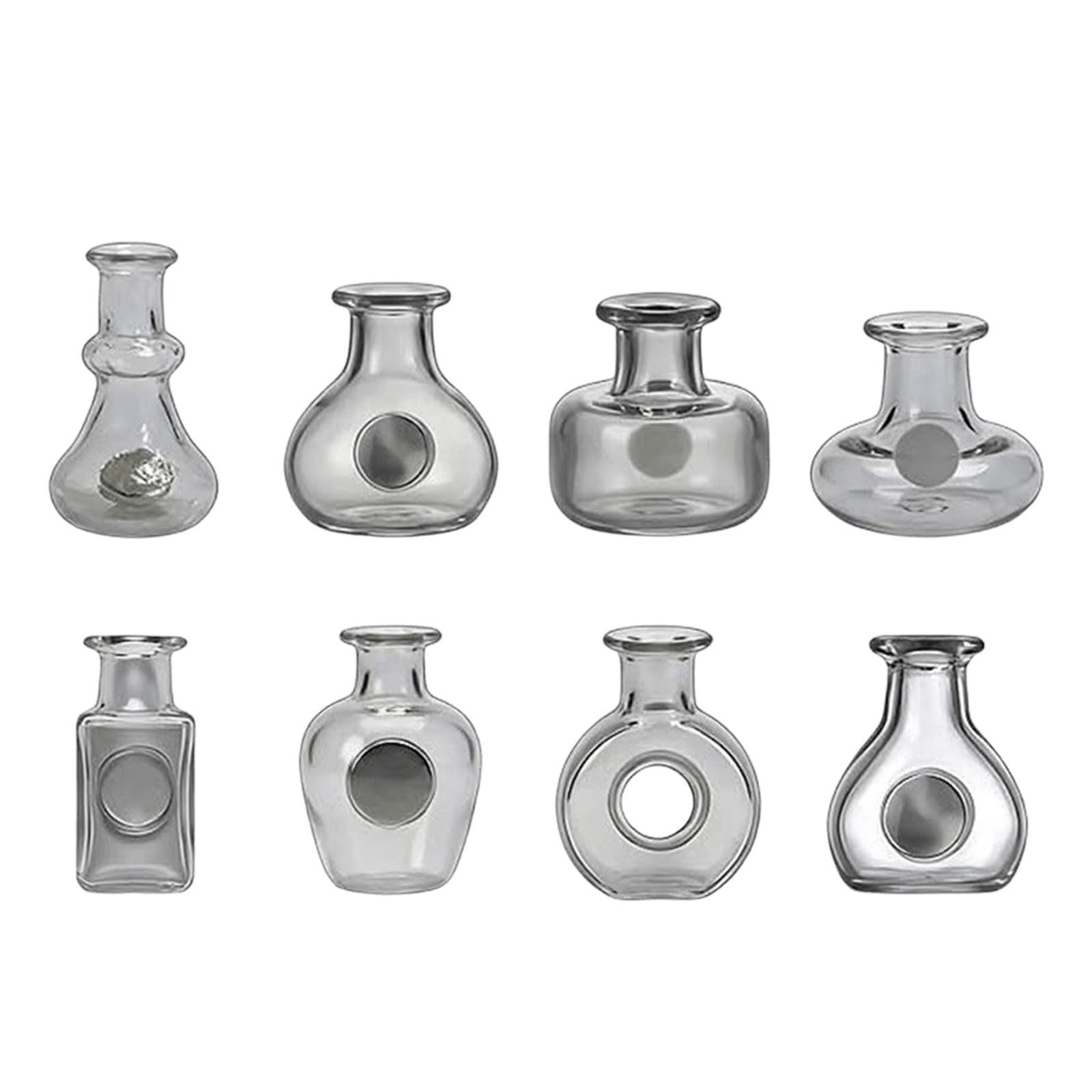 Oxxggkao Refrigerator Small Plant Pots Miniature Hydroponic Vase Fridge Magnets for Offices Whiteboards Kitchens Door Decoration Miniature Hydroponic Vase Fridge Magnets