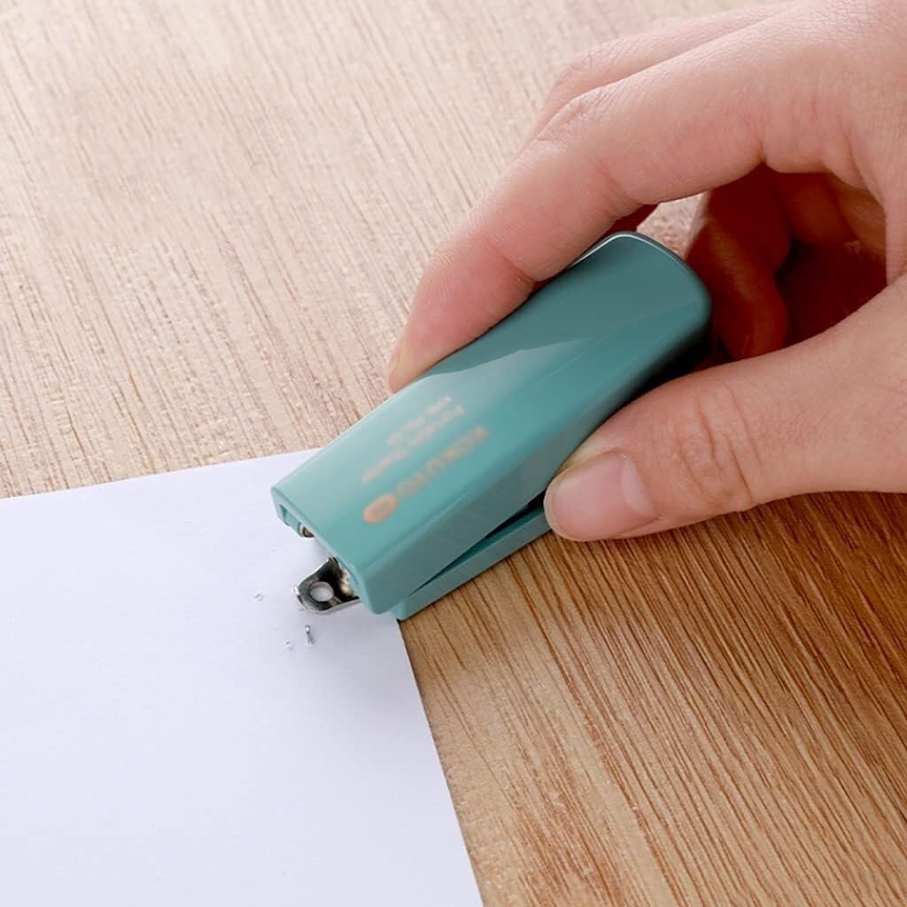 Cucitrice per Casa Ufficio Cucitrice Portatile for Piccola Rilegatrice for Carta con Adatta A Studenti, Ufficio, Decorazione Domestica Accessori per Scrivania(G)