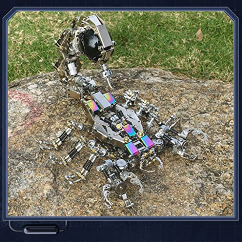 Gioco di Puzzle Puzzle a Forma di Scorpione per Adulti 1000 Pezzi e Oltre Puzzle 3D in Metallo con Altoparlante Bluetooth Puzzle 3D per la Decorazione del Tempo