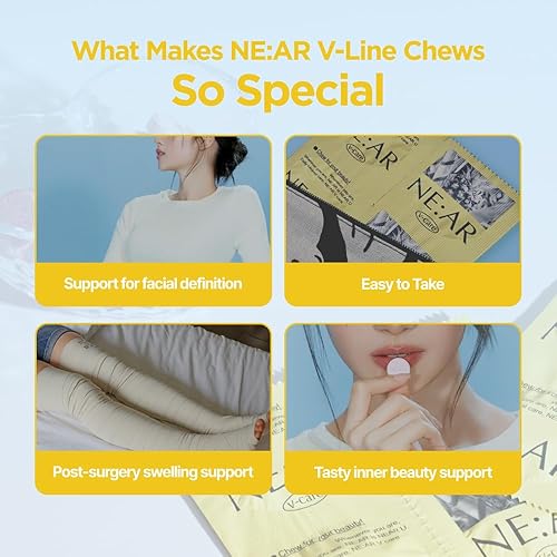 Miniatura 6 de NEAR V-Line Chews - Fórmula antihinchazón a base de hierbas con apoyo para la circulación y el equilibrio de agua, masticables diarios para