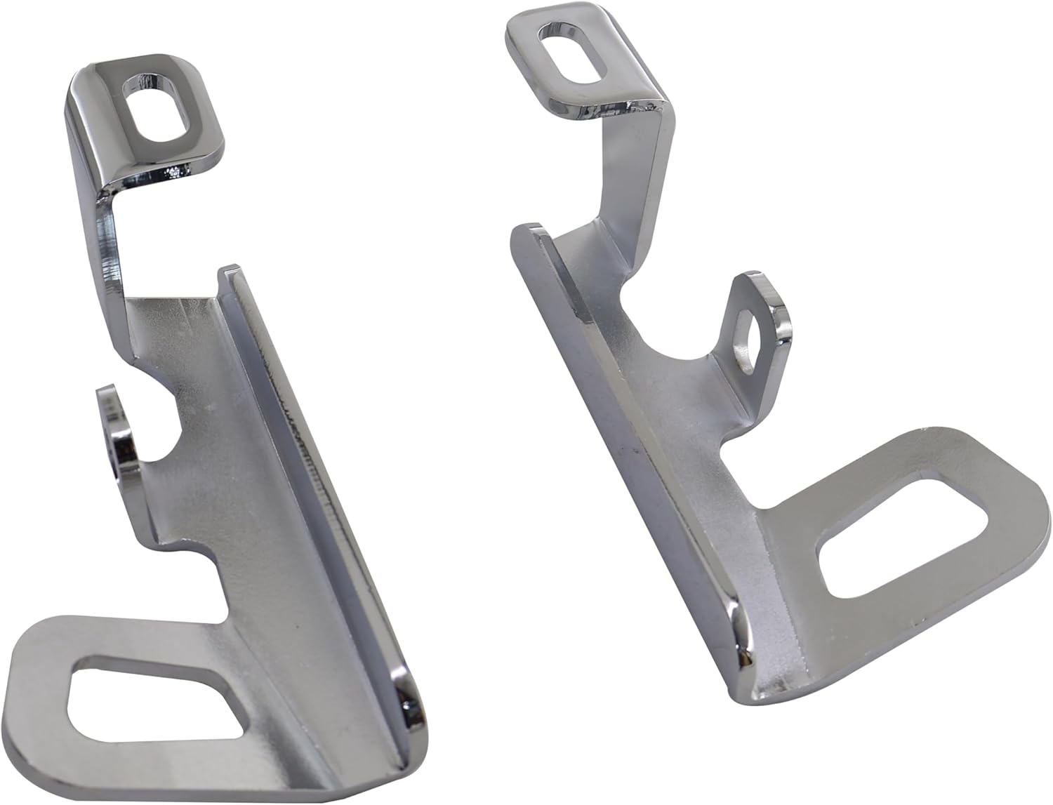 Front Tie-Down Brackets Anchors Mounting Strapdown Point Kit Fit for Honda Goldwing GL1800 Tour F6B 2018-UP (Chrome)