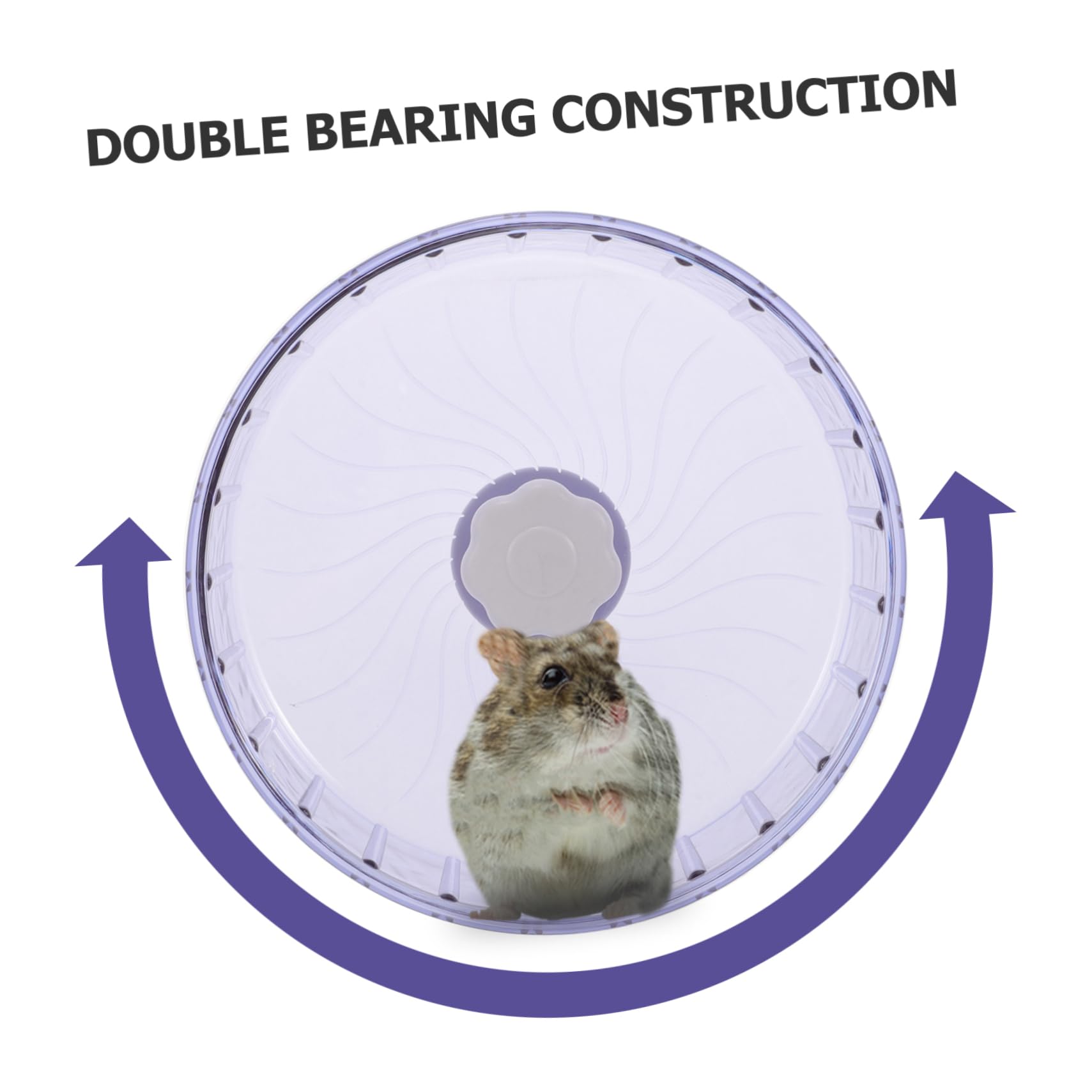 BELLIFFY Low Noise Hamster Wheel Chinchilla Wheel Large Diameter Exercise Toy for Small Pets