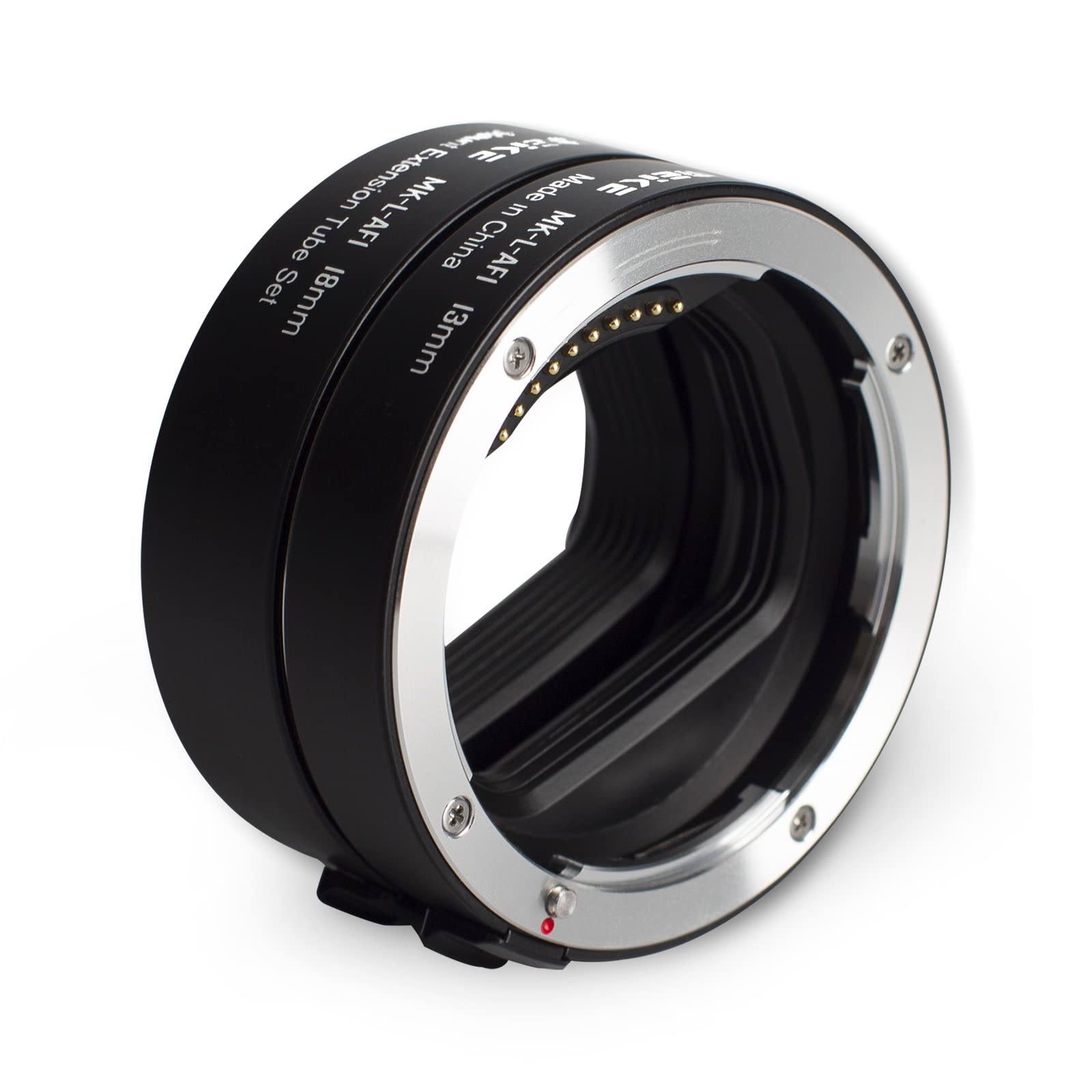 Meike MK-L-AF1 13mm + 18mm Metal AF Automatic Macro Extension Tube Adapter Ring Set for L Cameras S1 S1H S5 S1R FP FPL