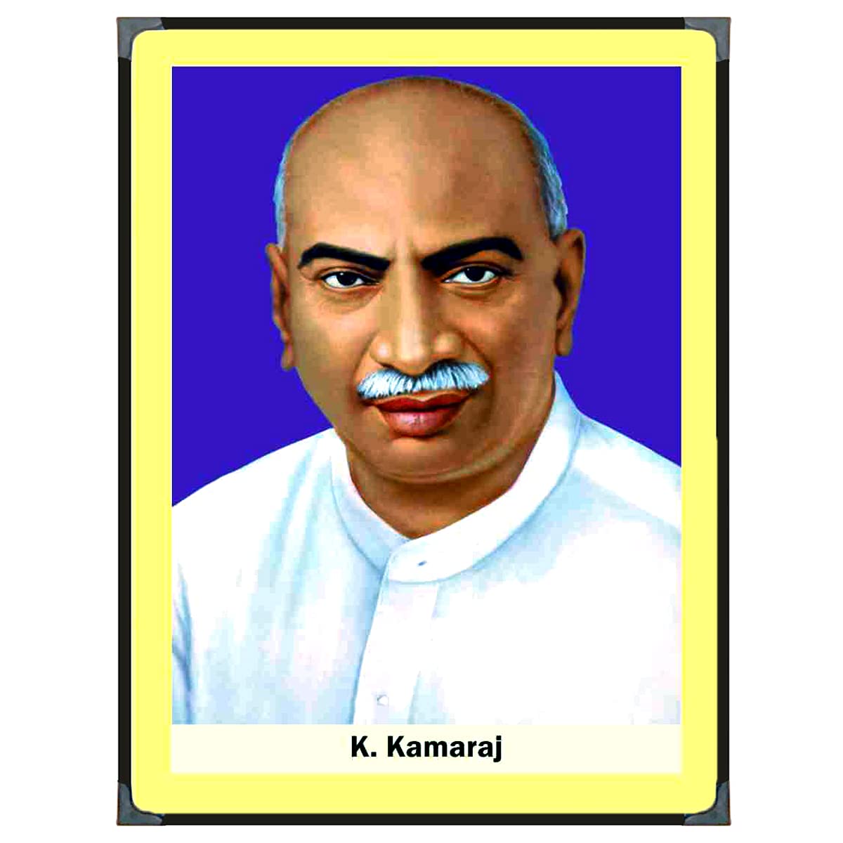 K.Kamaraj Photo 8mm Wood and Glossy Beading Photos Frames A5 Size (9" X
