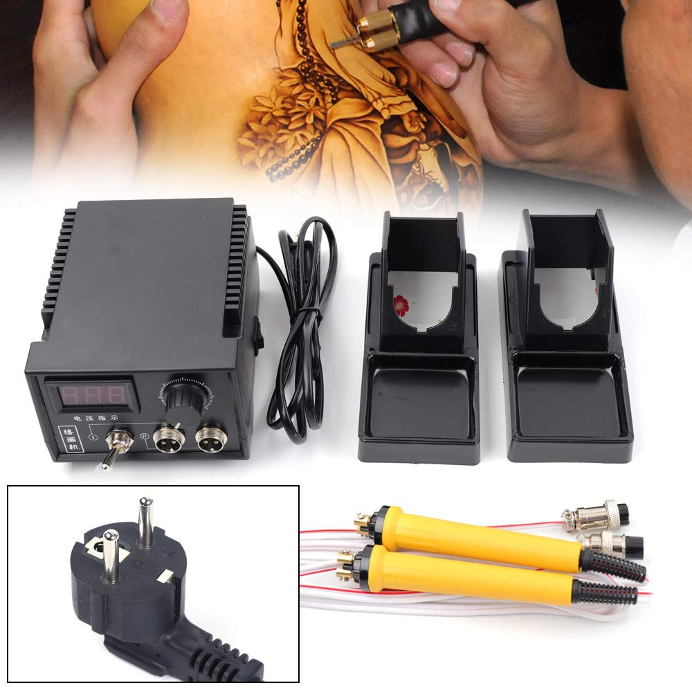 Profesjonalny zestaw do pirografii z flamastrem do wypalania pirografii 220 V, 60 W, 19 końcówek